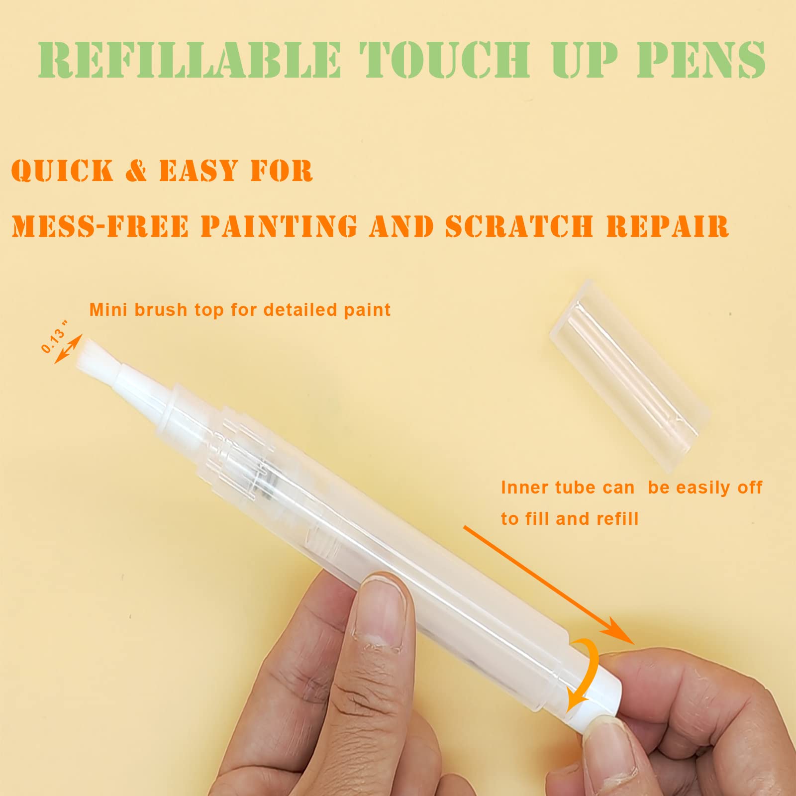 Wall Repair Kit Touch Up Paint Pen Spackle Fillable Paint Br Paint