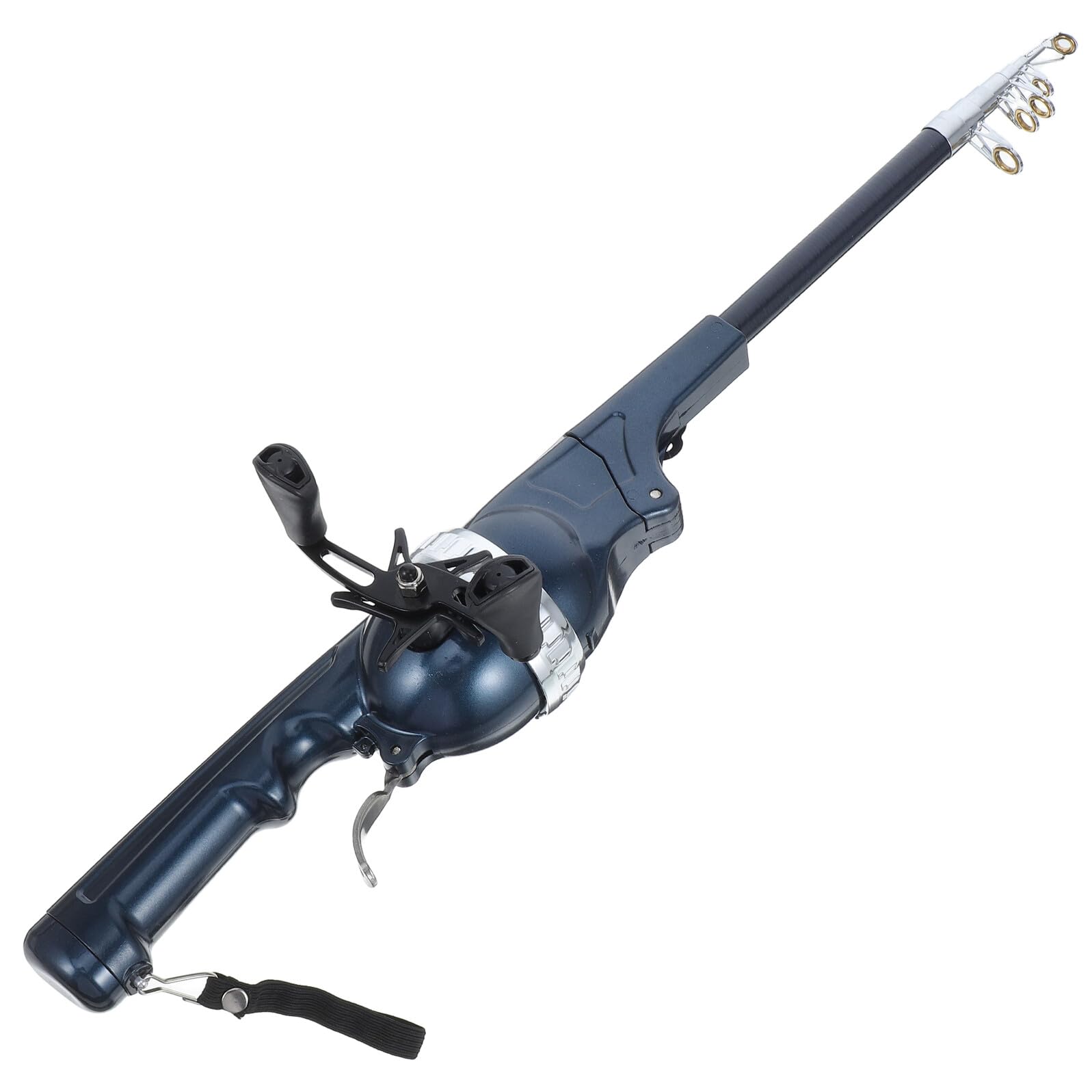 GALPADA Canna da Pesca in Mare Telescopica in Carbonio con Doppio Oscillatore, Canna da Pesca Portatile e Compatta con Struttura Pieghevole Integrata