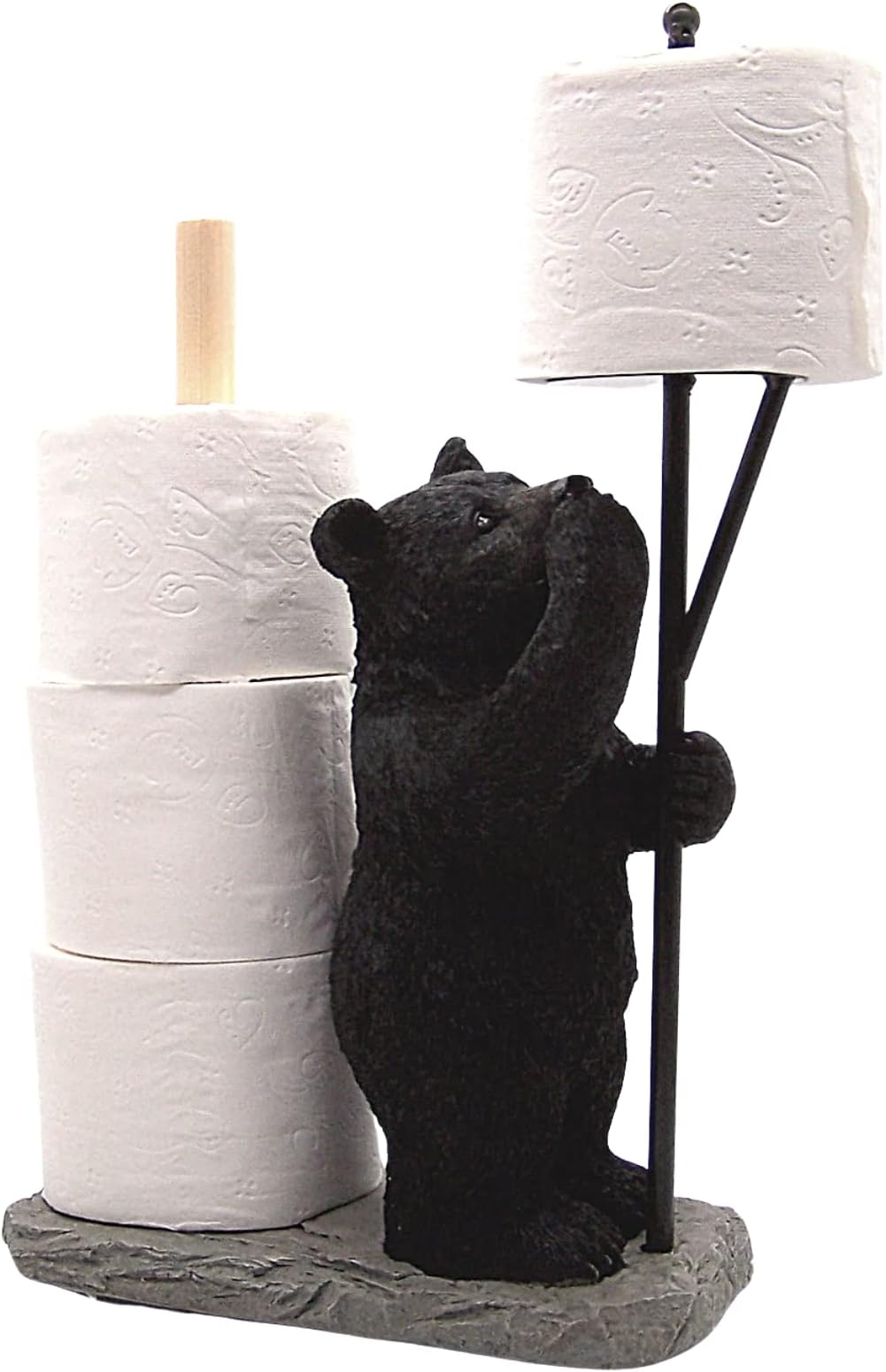 Aurrra Northwoods Bear Cub Toilet Paper Holder, 22" H