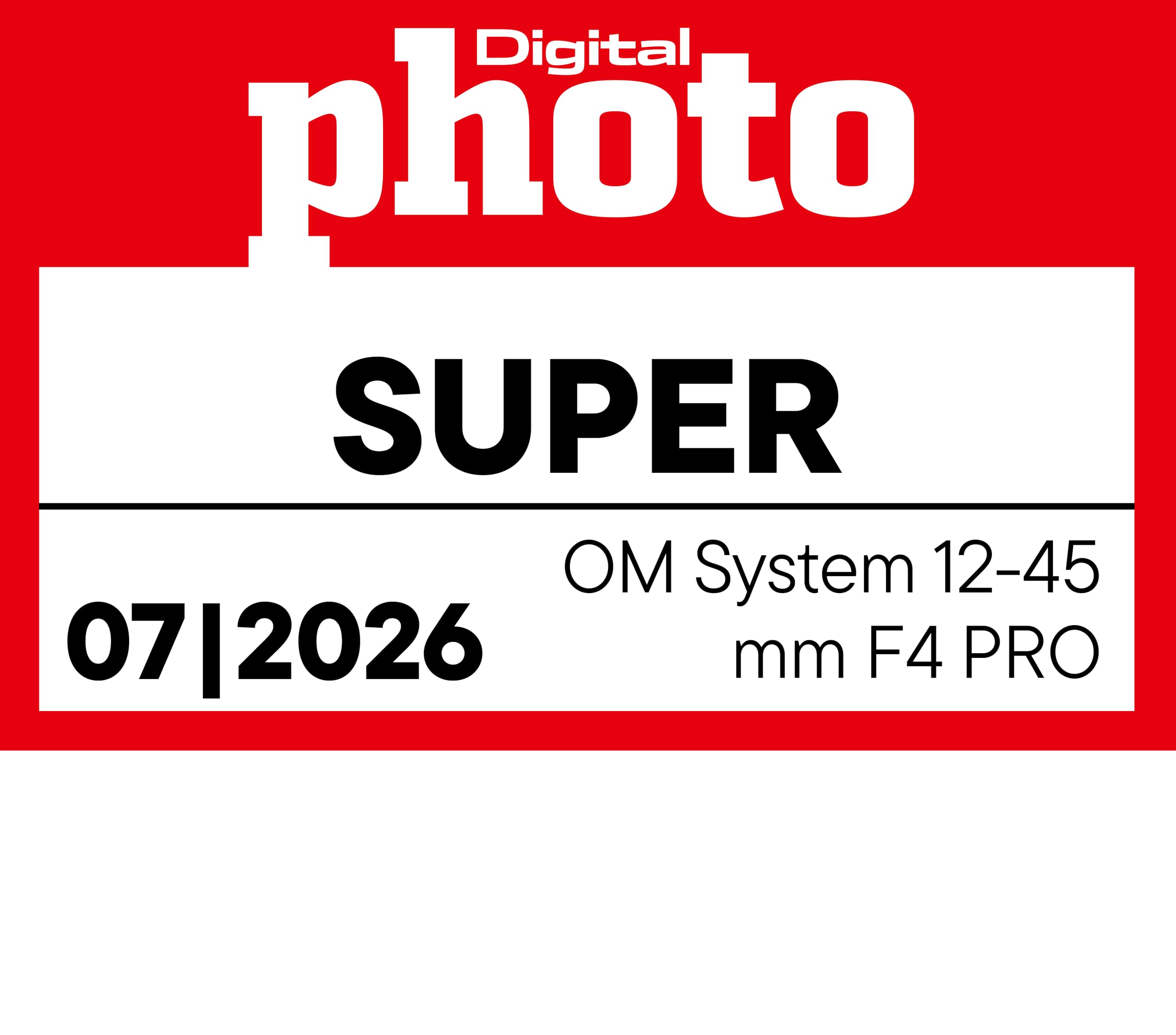 OM SYSTEM M.Zuiko DIGITAL ED 12-45mm F4.0 PRO Objetivo, Zoom Estándar Ultra-Compacto, Alta Resolución, Resistente a la Intemperie,Compatible con todas las cámaras MFT (Olympus OM-D y Pen, Panasonic G)