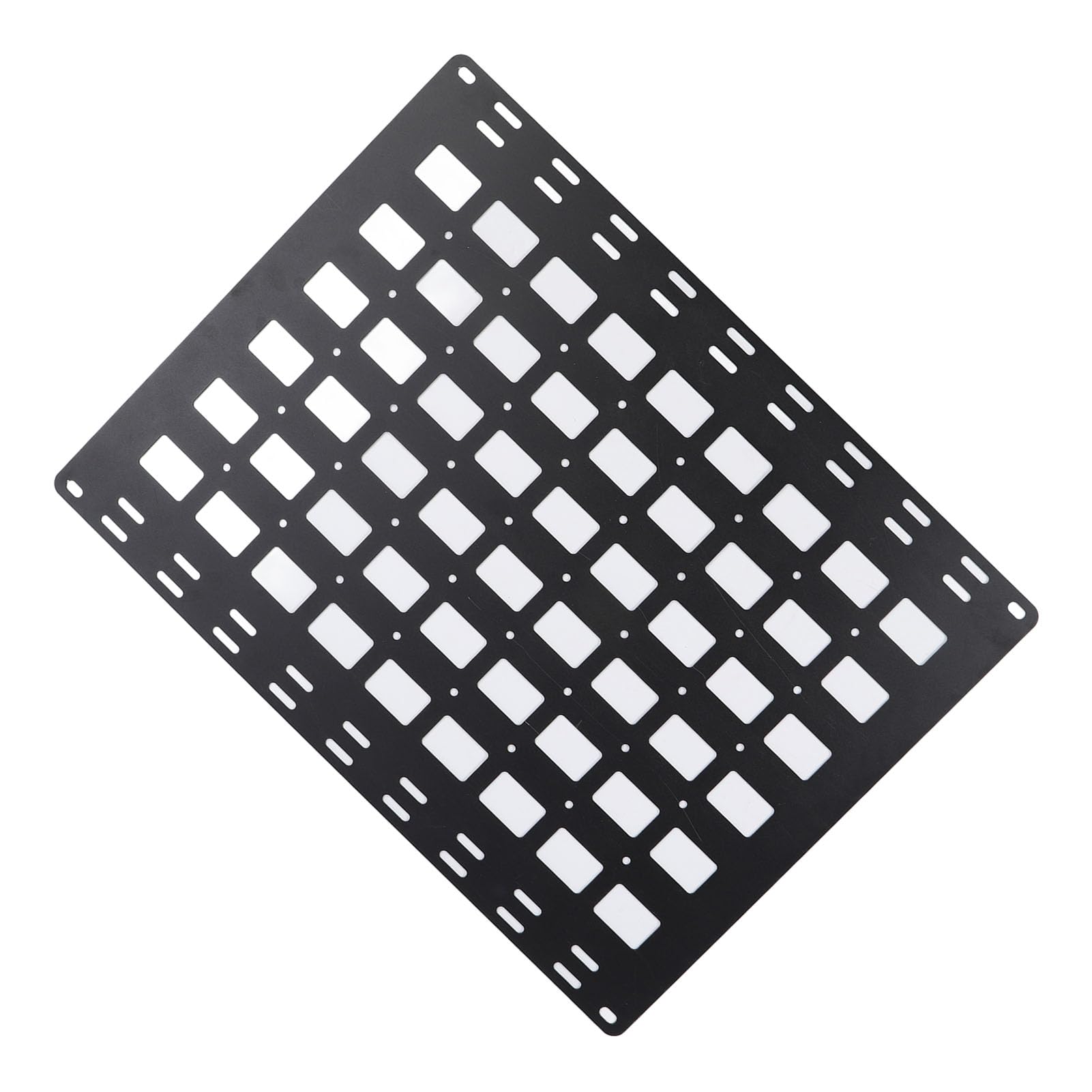 KIMISS Pannello Portaoggetti per Pianale di Camion - Pannello Molle in Lega di Alluminio 800x600 Mm con Montaggio Versatile per Utensili e Accessori