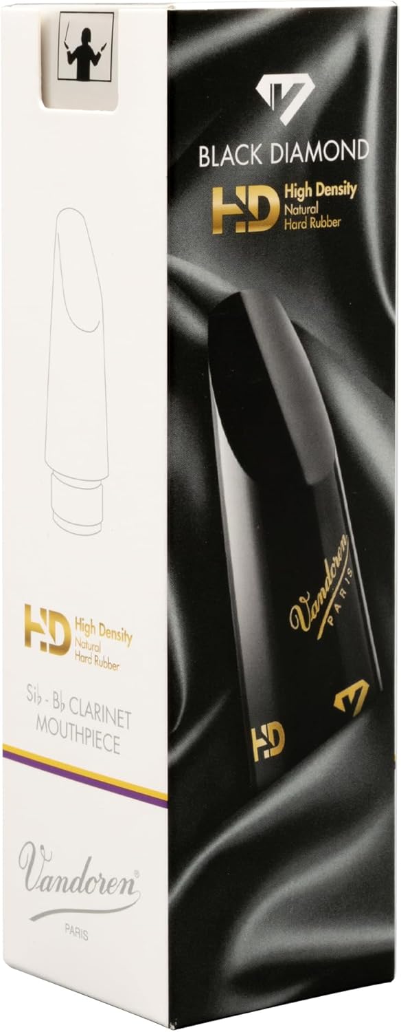 Vandoren CM1404HD Black Diamond BD4 Bb Clarinet Mouthpiece - HD, Series 13