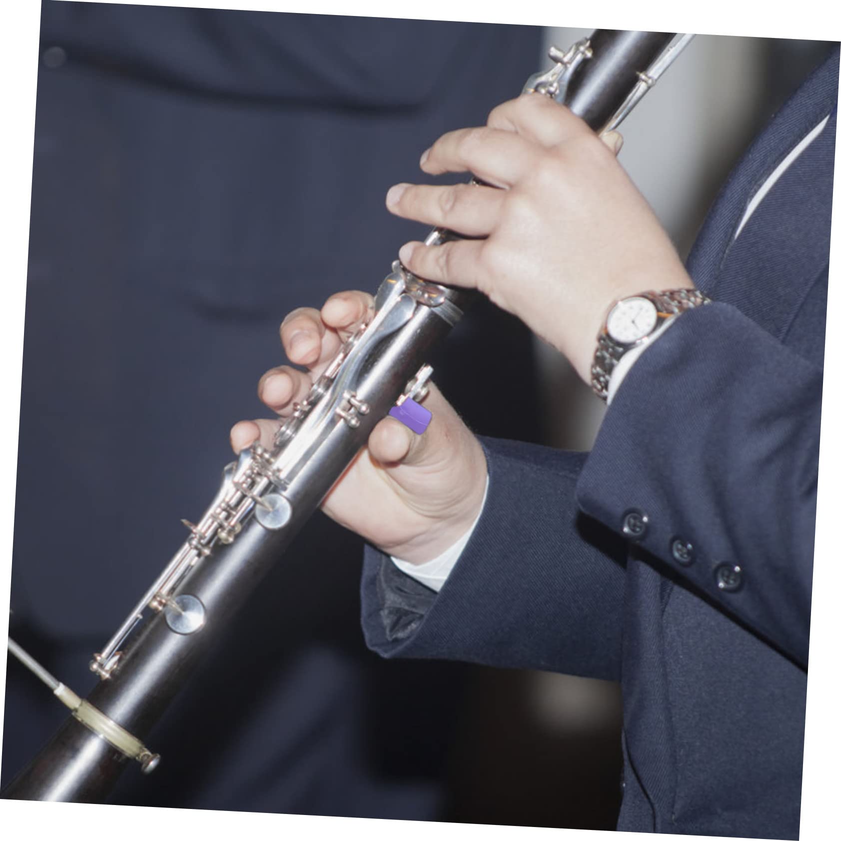 Garneck Clarinet Playing Helper Clarinet Finger Rest Cover Comfortable Gel Pad