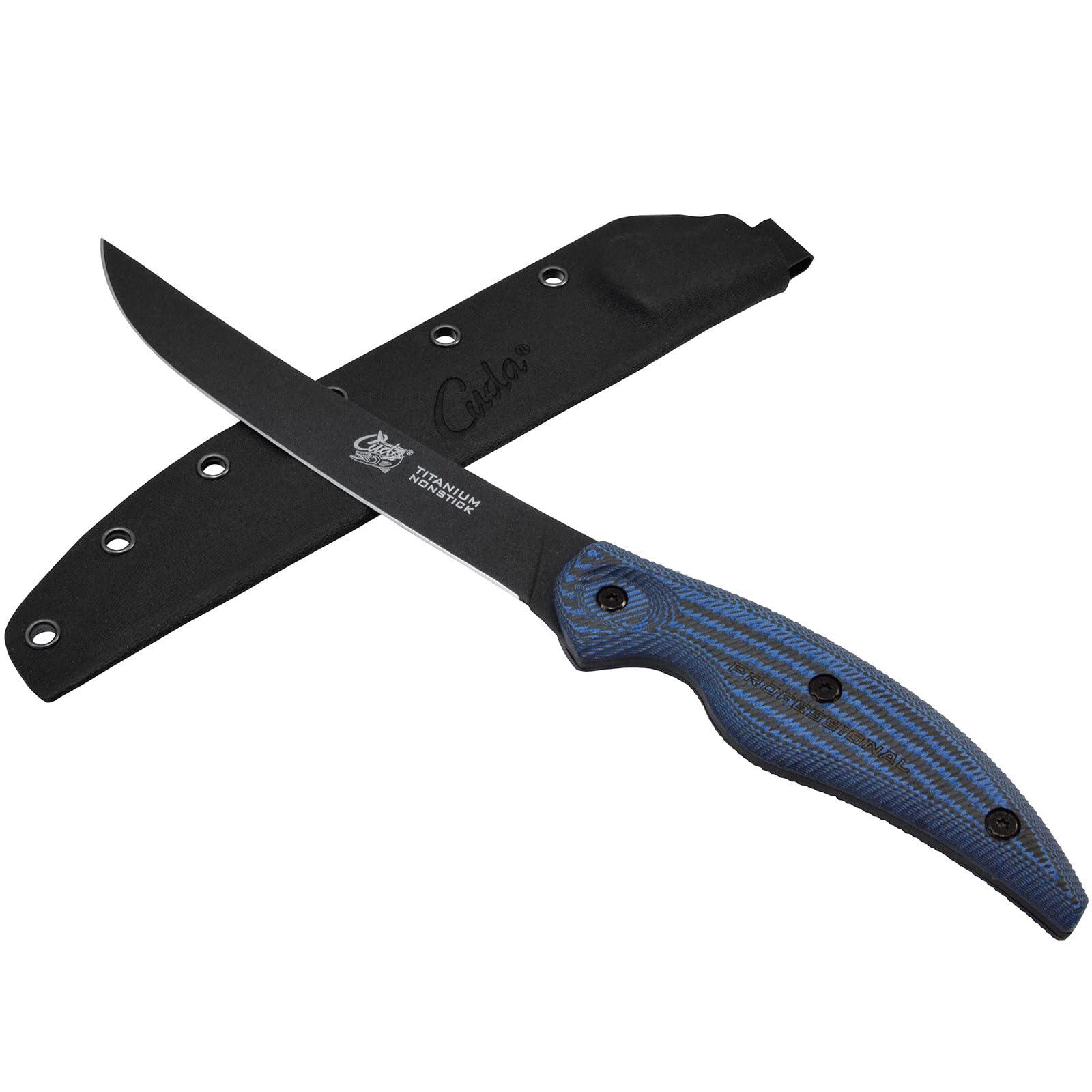 Cuda Filetiermesser semi-flex Professional, 18,5 cm / 7,28", 18126, Blau/Schwarz | 18,5 cm / 7,28"