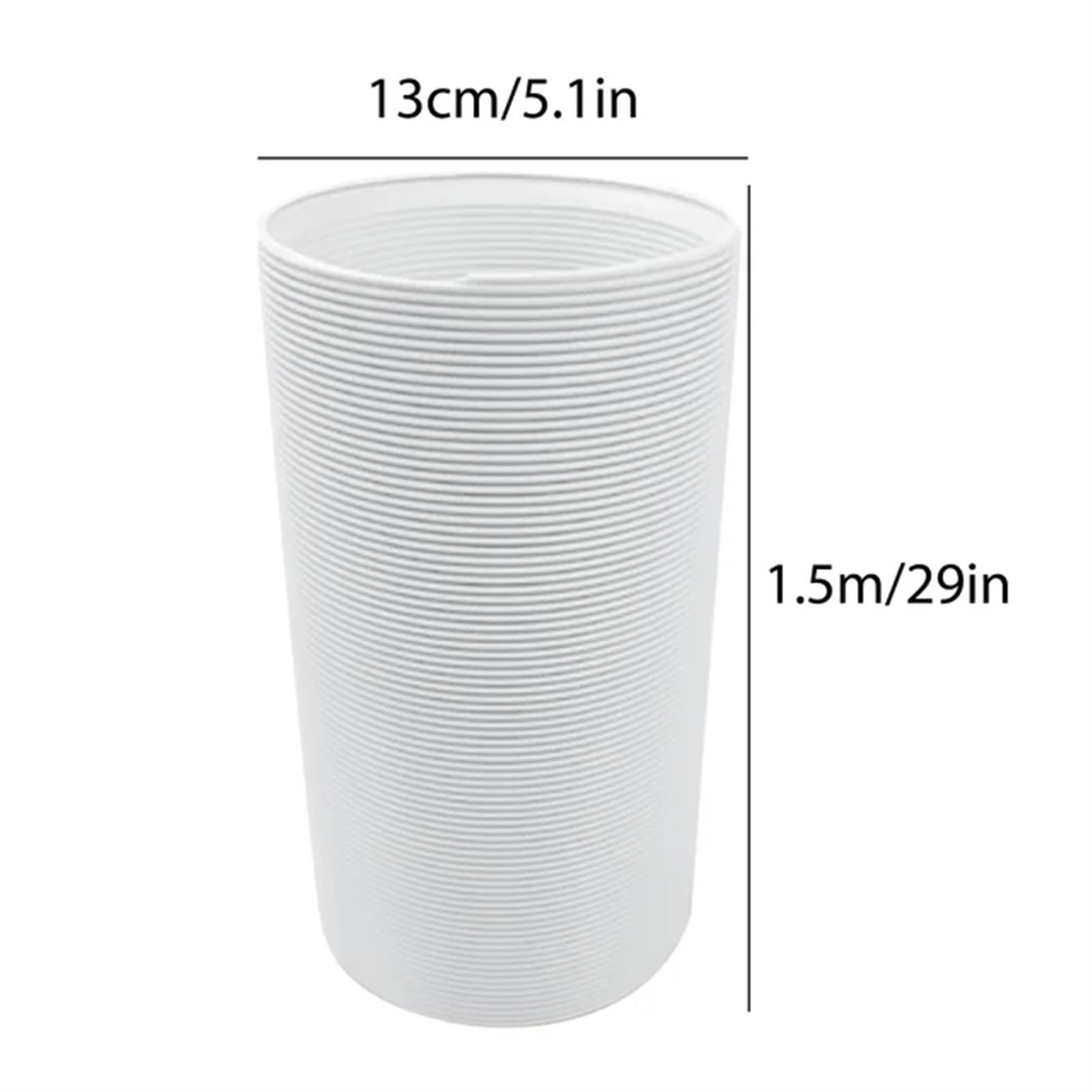 Tubo Aria Condizionata Portatile Tubo flessibile di scarico del condizionatore d'aria telescopico Kit di sfiato for tubo flessibile di scarico del condizionatore d'aria portatile Accessori for condizi