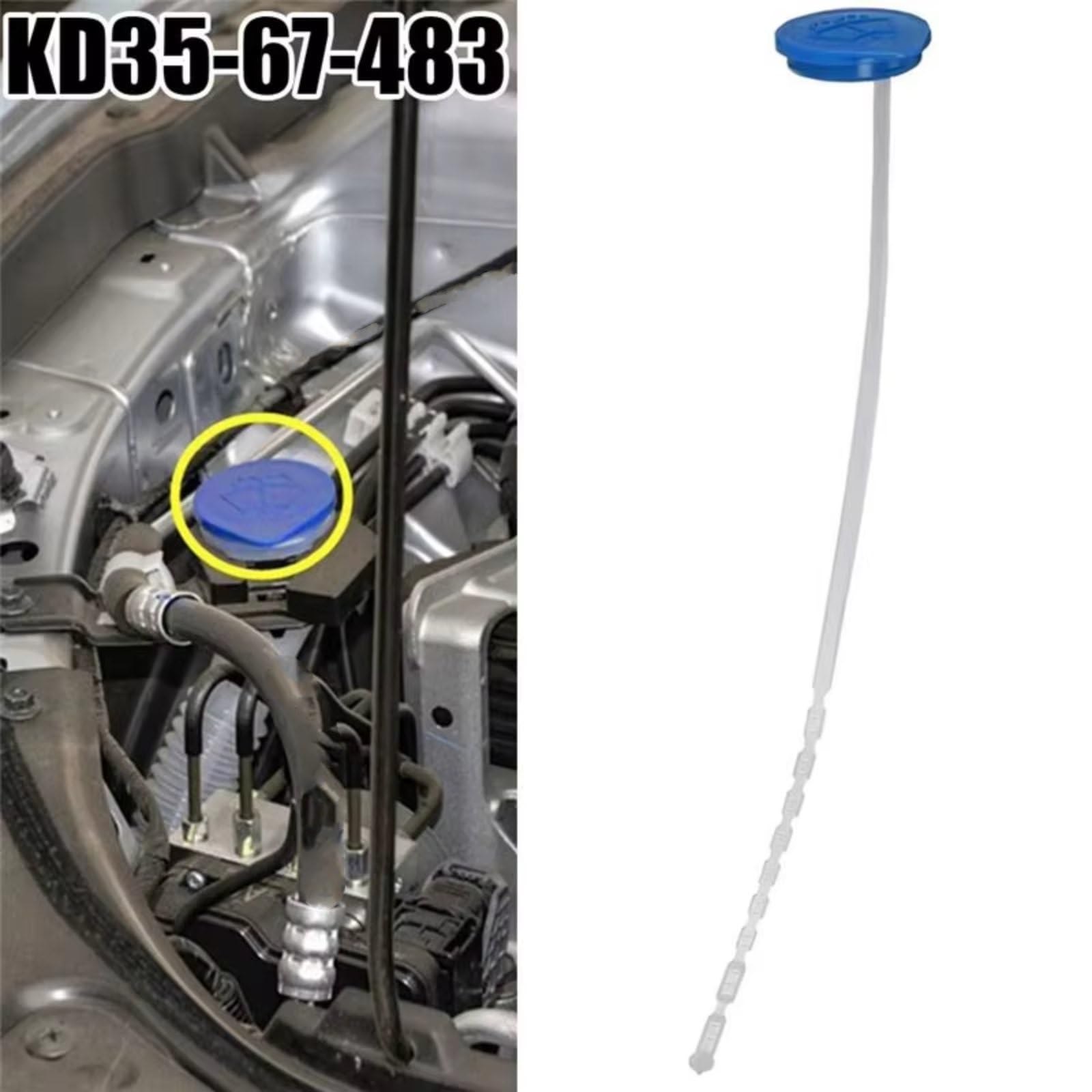 Tapa de Depósito de Líquido Para Mazda Para CX-5 2013-2016
