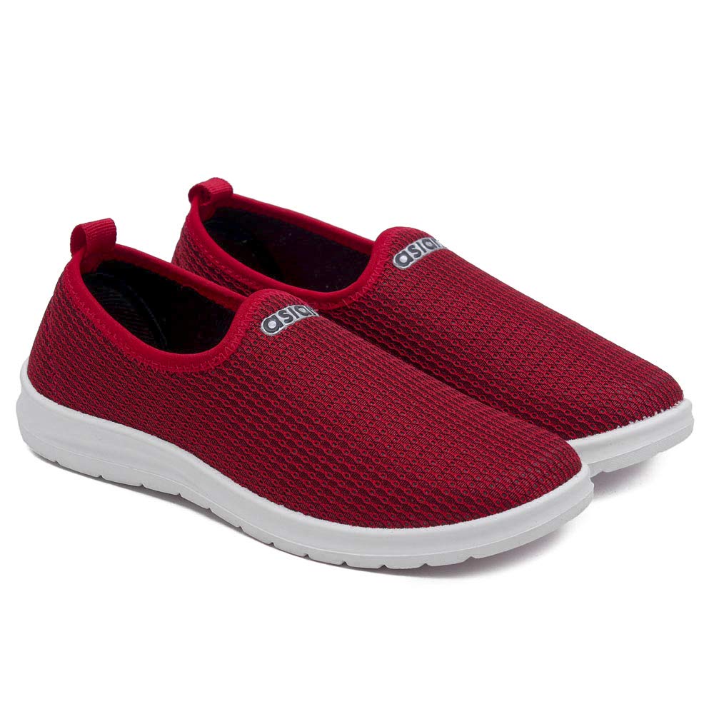 ASIAN BARFI-02 Sports Running Sneakers for Ladies | Sports Shoes Running Shoes for Girls Stylish Walking, Gym & Party Walking Shoes for Women (Red, Numeric_5) (B09G6Y1F5T) Amazon Price History, Amazon Price Tracker