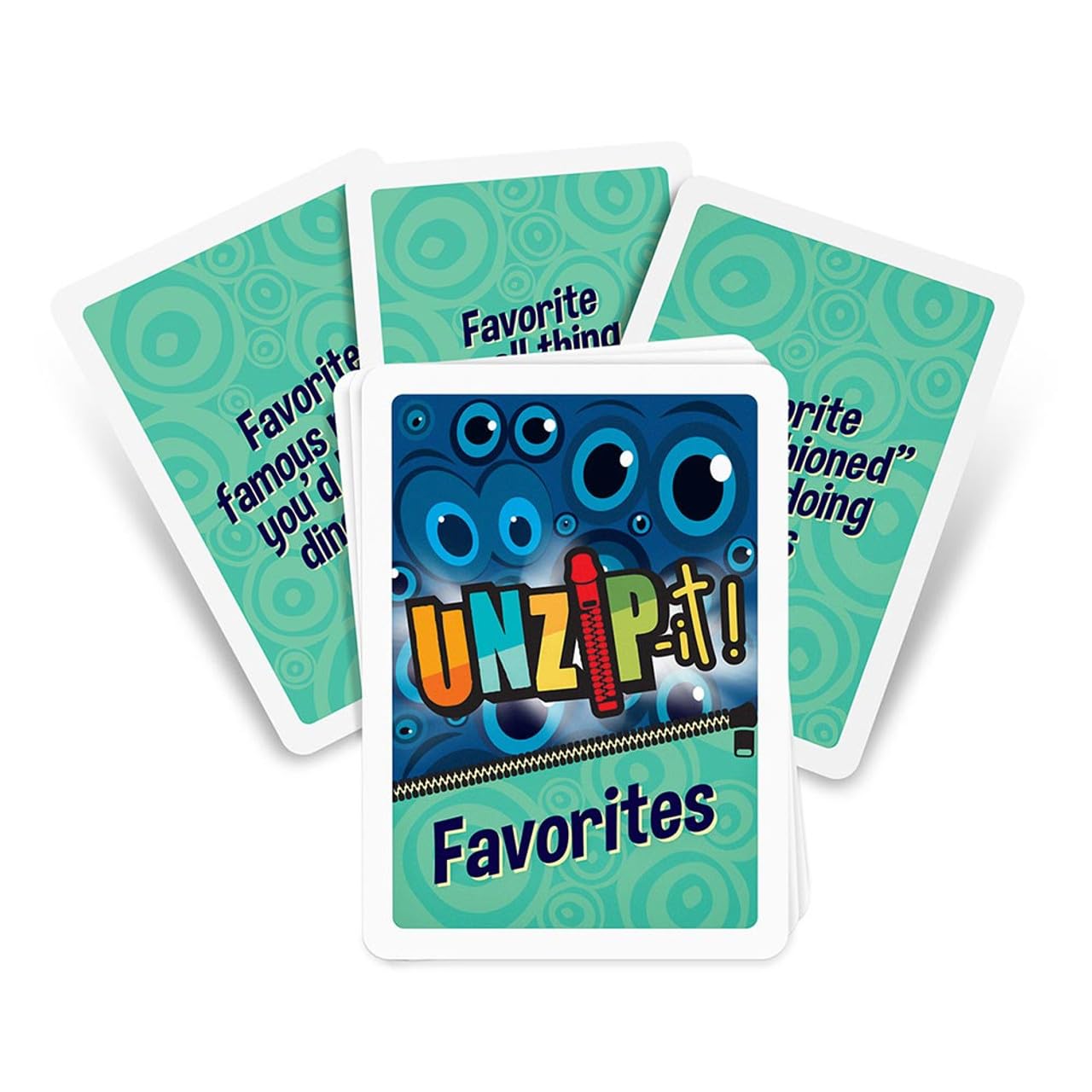 Trainers Warehouse Unzip It! Deck - Favorites | Conversation Starters | Stimulate Conversations | Set of 30 Unique Prompt Cards (Favorites Deck Only)