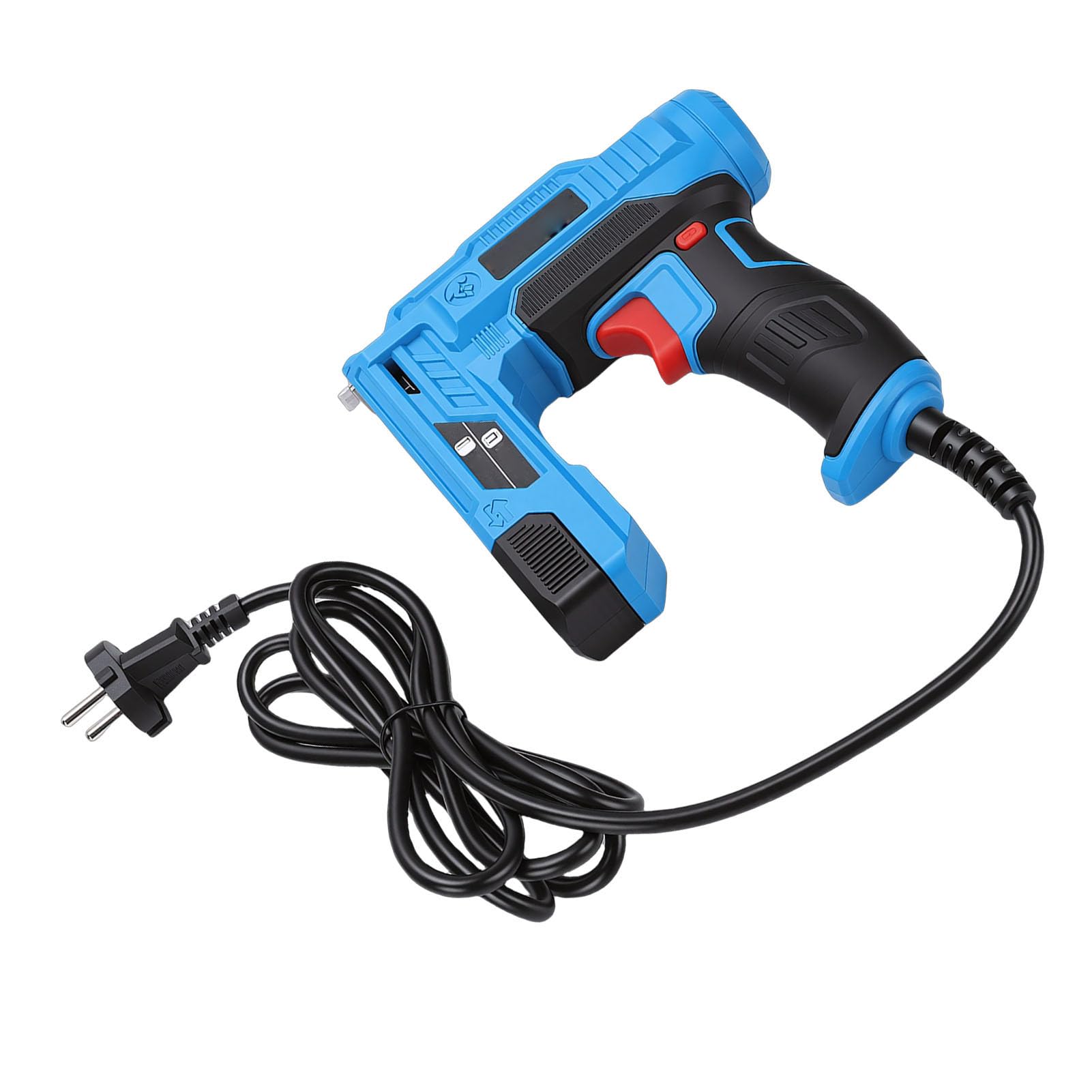 Pistola de Clavos Eléctrica, Pistola Grapadora con 600 Piezas de Clavos de 14 Mm, 400 Piezas de Grapas de 10 Mm para Proyectos Domésticos de Carpintería, sin Compresores de Aire ni (Enchufe