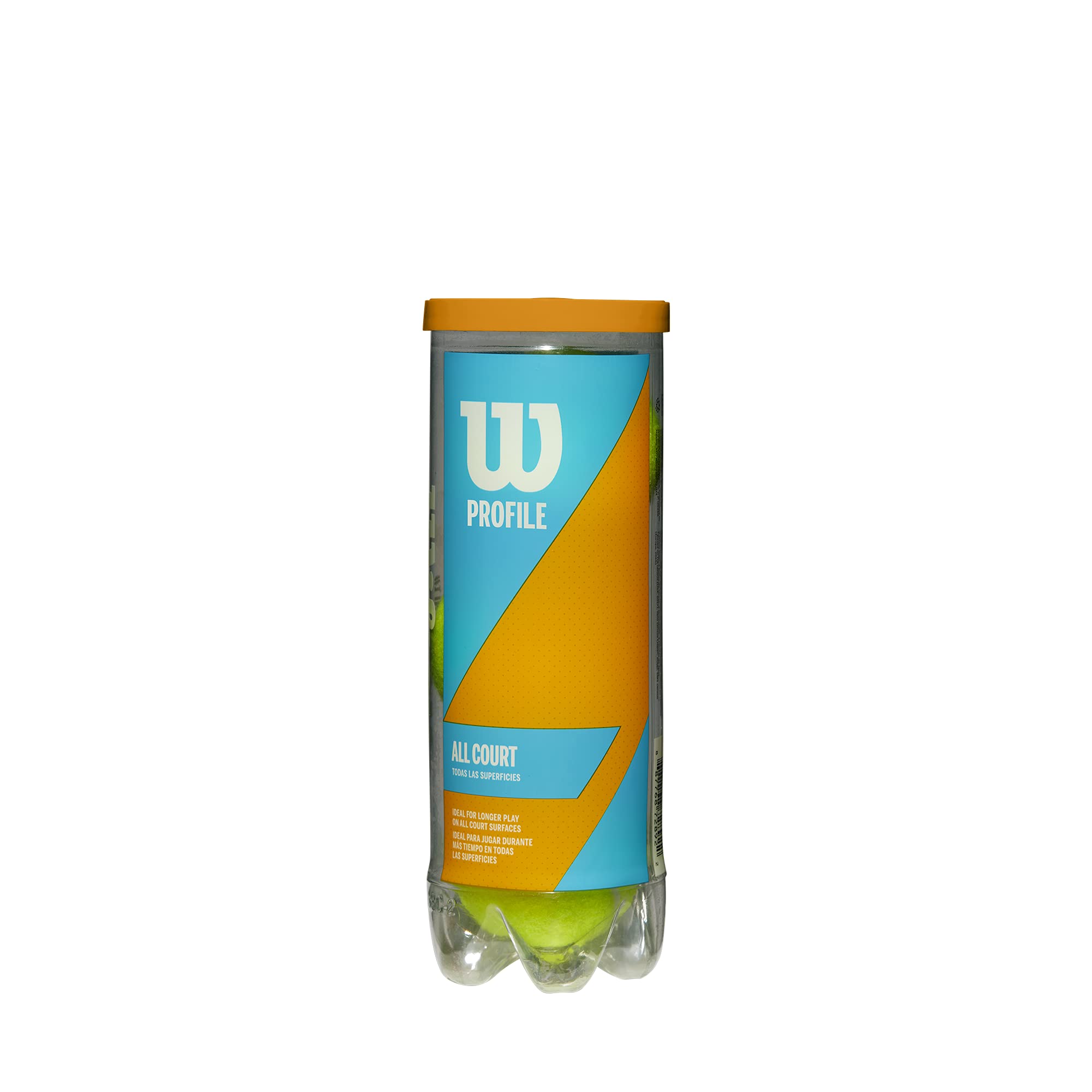 Wilson Prime All Court Tennis Ball 3 Ball Can (3 Cans)