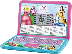 Laptop Infantil Bilingue 60 Atividades Princesas, DM Toys