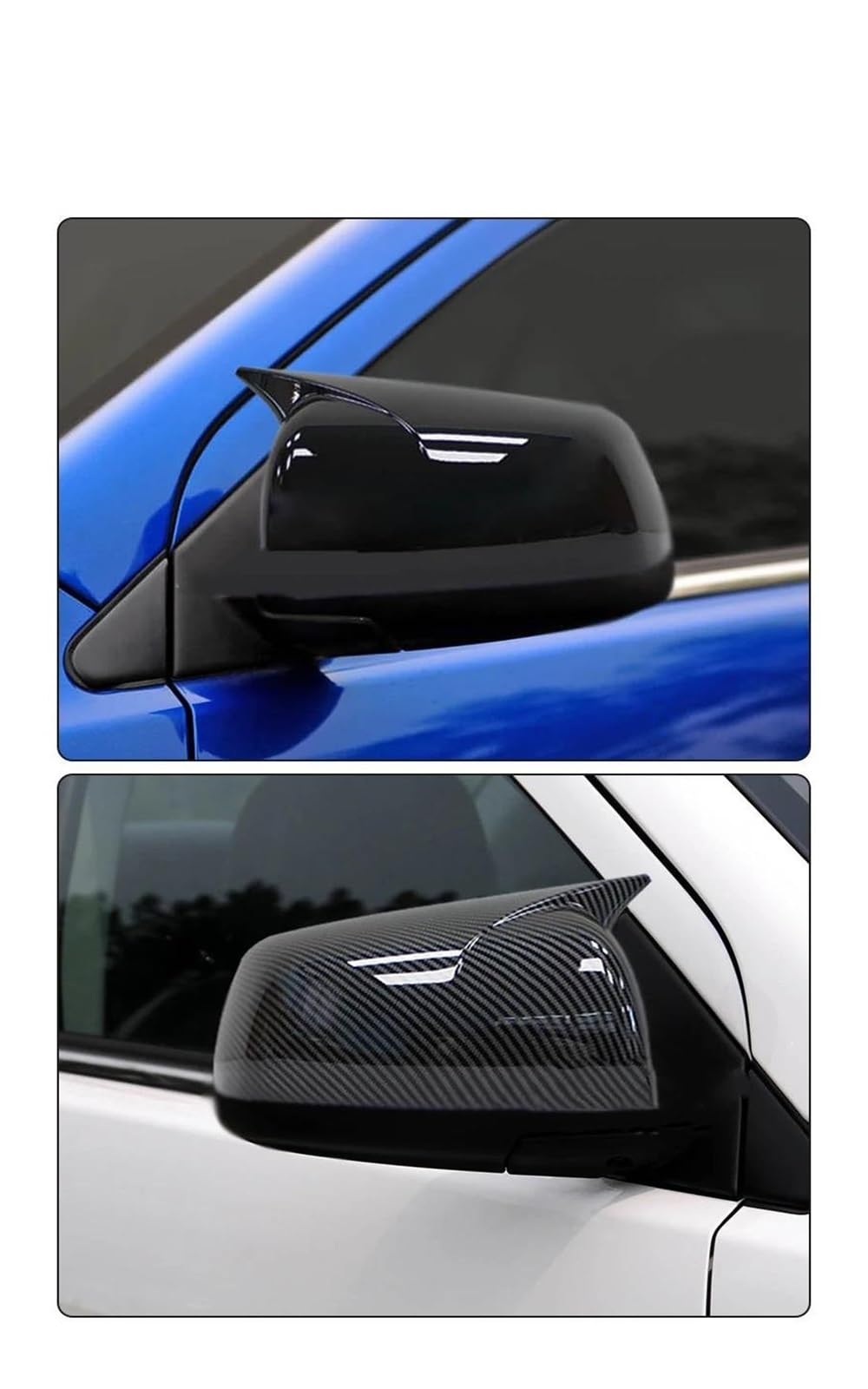 Osłona lusterka bocznego Do Lancera, EVO X 10, EX 2008-2016, osłona lusterka bocznego, naklejka ozdobna, część samochodowa, akcesoria stylistyczne(Gloss Black)