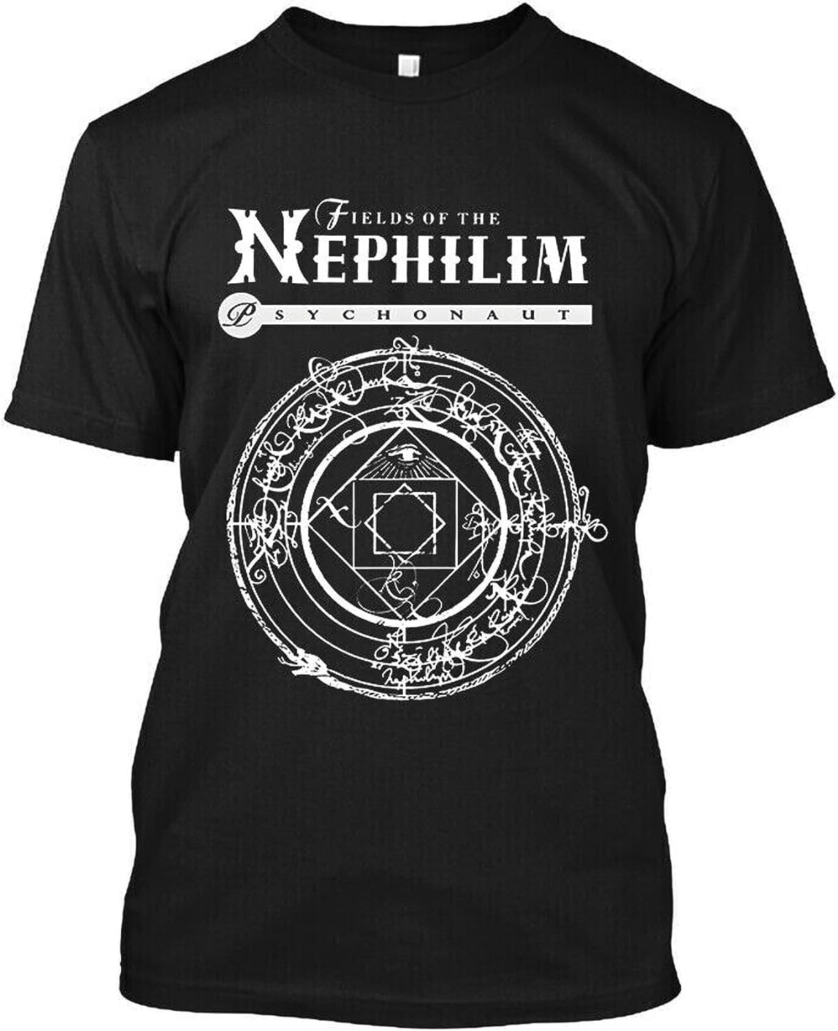 sukanosi NWT Fields of The Nephilim Psychonaut Gothic Music T-Shirt Size S-4XL BlackOne Size Mens