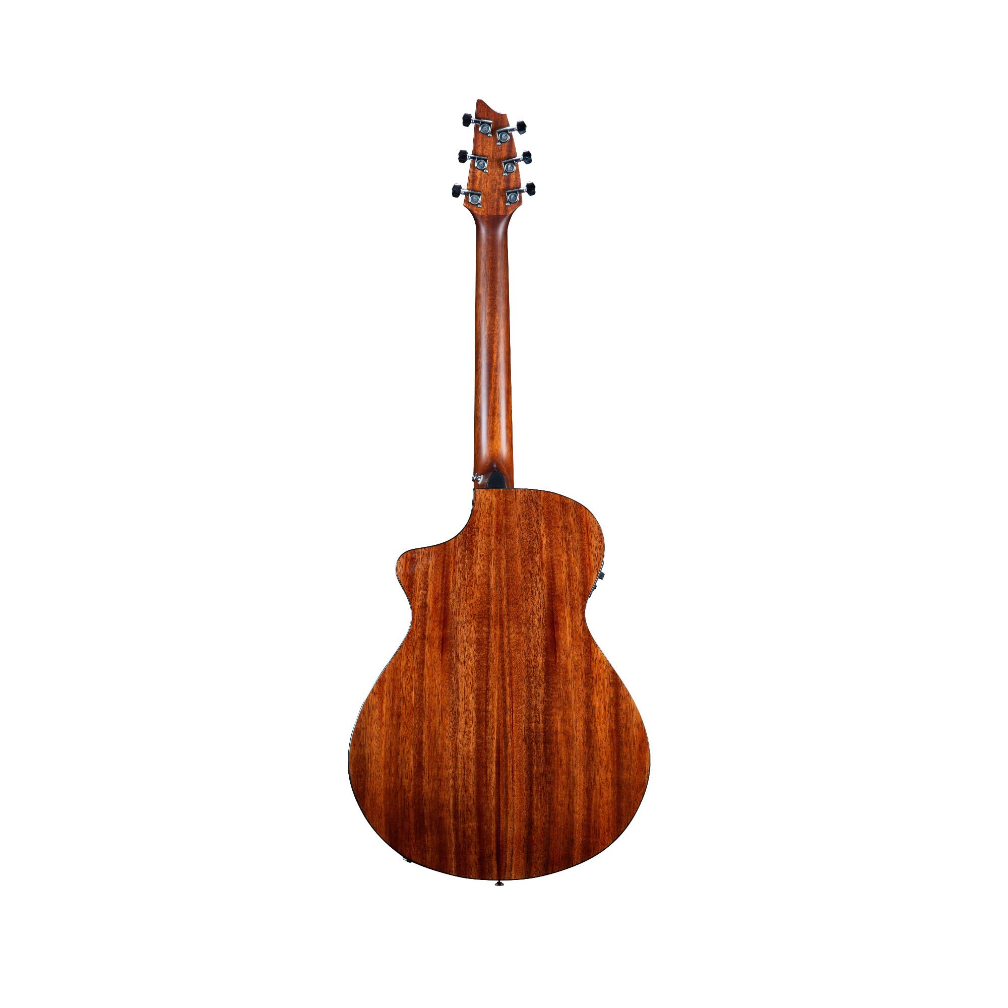 Breedlove Discovery S Concert Edgeburst CE European Spruce African Mahogany Soft Cutaway 6-String Acoustic Electric Guitar with Slim Neck and Pinless Bridge (Right-Handed, Natural Gloss)