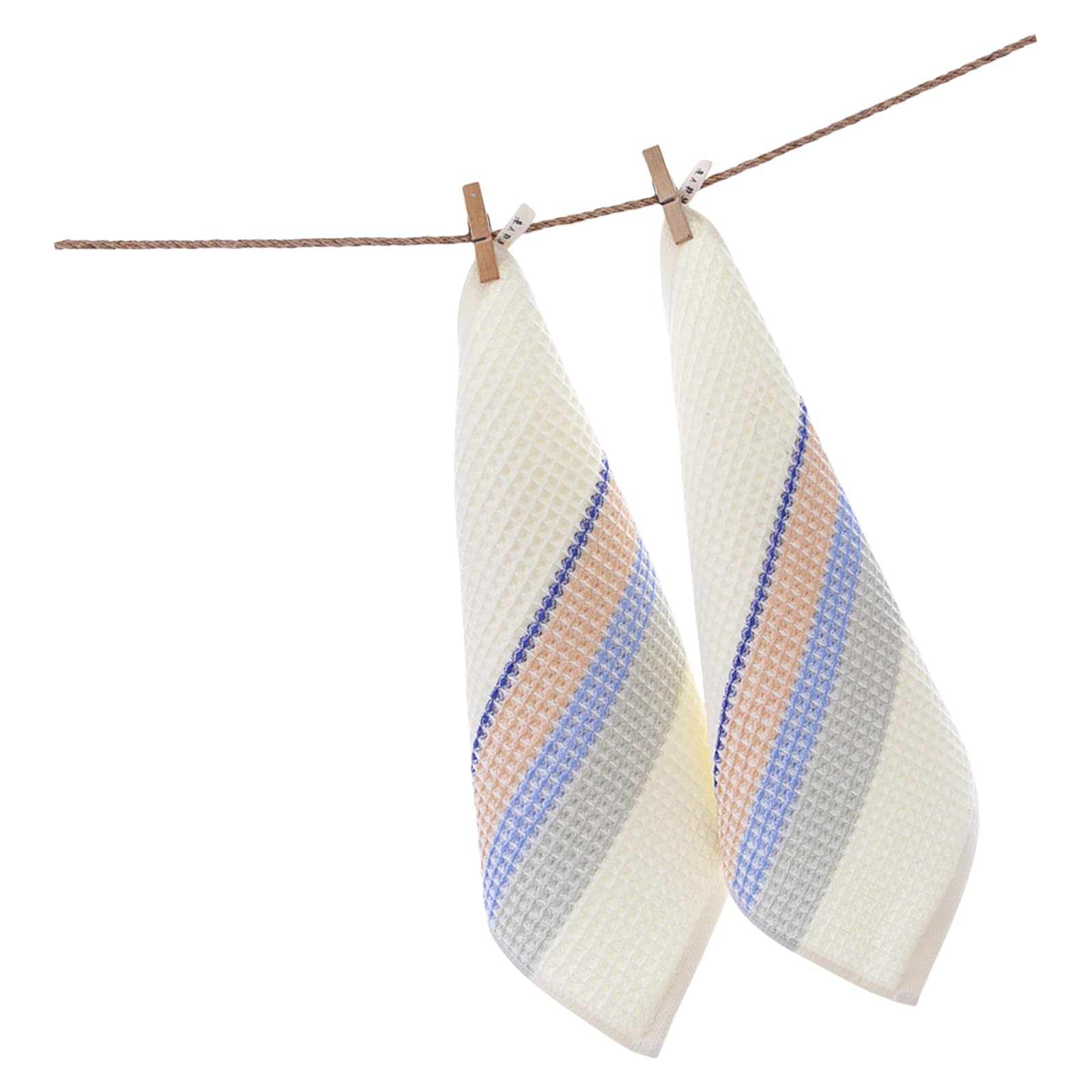 Msioytog Weave Pattern Washcloths Gentle on Skin and Easy to Carry Bath Towel Thickened Household Towel Weave Pattern Gauze