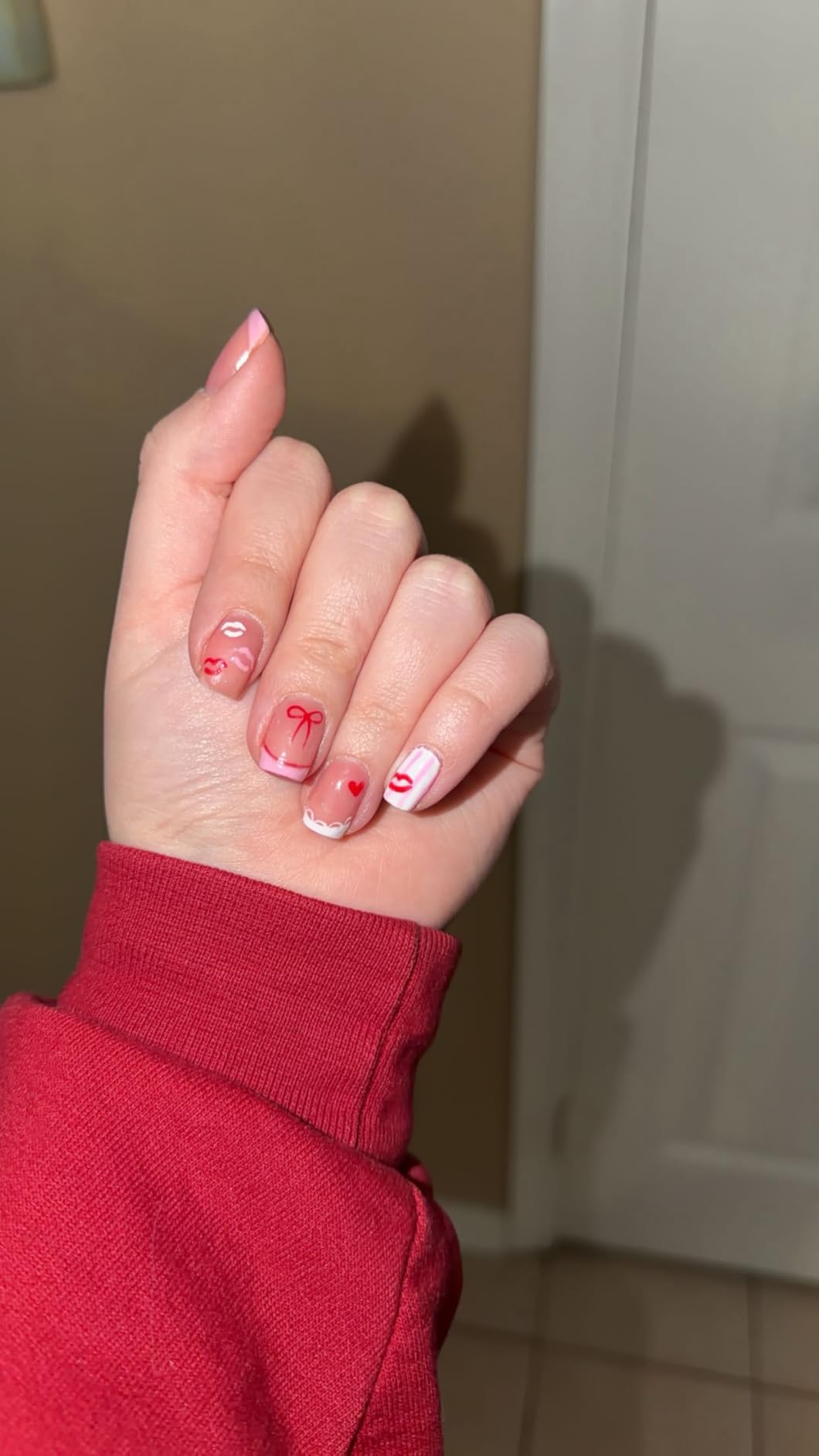 Double Rhythm Translucent Gel Polish Sheer Neutral Natural Light Milky Same Color Same Bottle 15ML Jelly Nail Polish Nail Art DIY at Home (Pink Clear-A1323)
