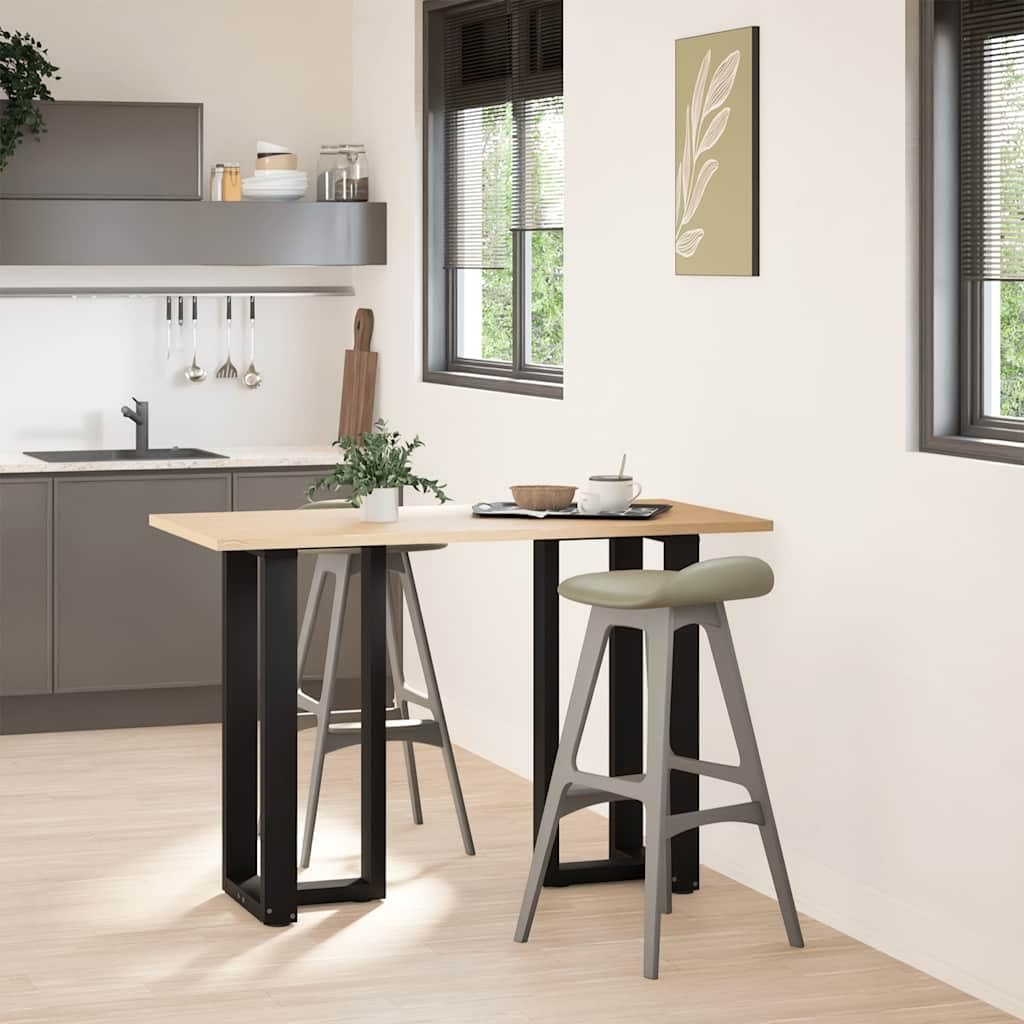Juego de 2 patas para mesa de bar en forma de T, patas de acero ajustables en altura, 40 x 35 x (90 – 91), patas robustas para muebles para mesa de comedor, mesa alta, cocina, bar, diseño