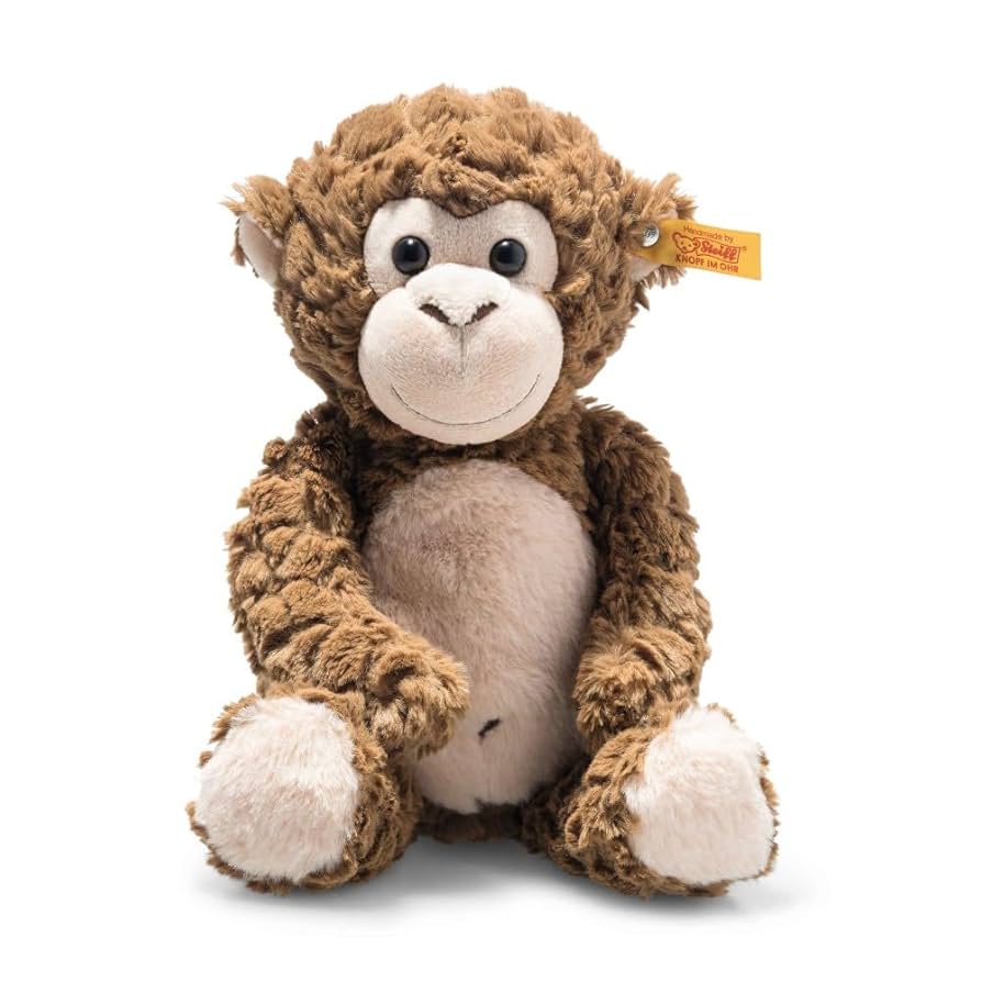 Amazon.com: Steiff Bodo Monkey, Premium Stuffed Animal
