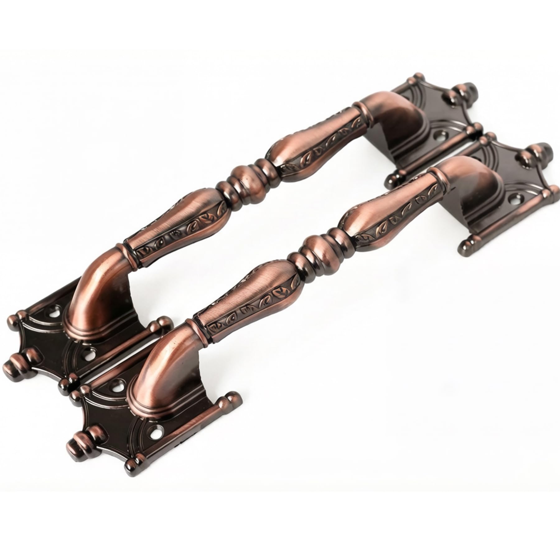Dixiao 2 Pcs, 9.25 inch Upgraded Red Bronze Barn Door Handles, Heavy Duty Gate Handles, Cabinet Handle, Sliding Door Handle, Pull Knobs for Furniture,