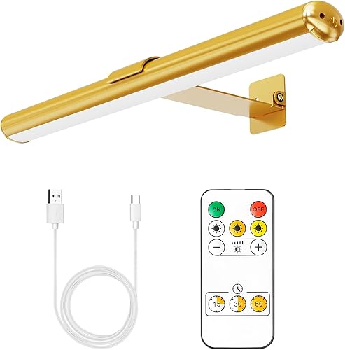 Swatia Las luces LED de imagen tienen una disminución de 16 pulgadas, iluminación de pared totalmente metálica, se pueden cargar luces de retrato de