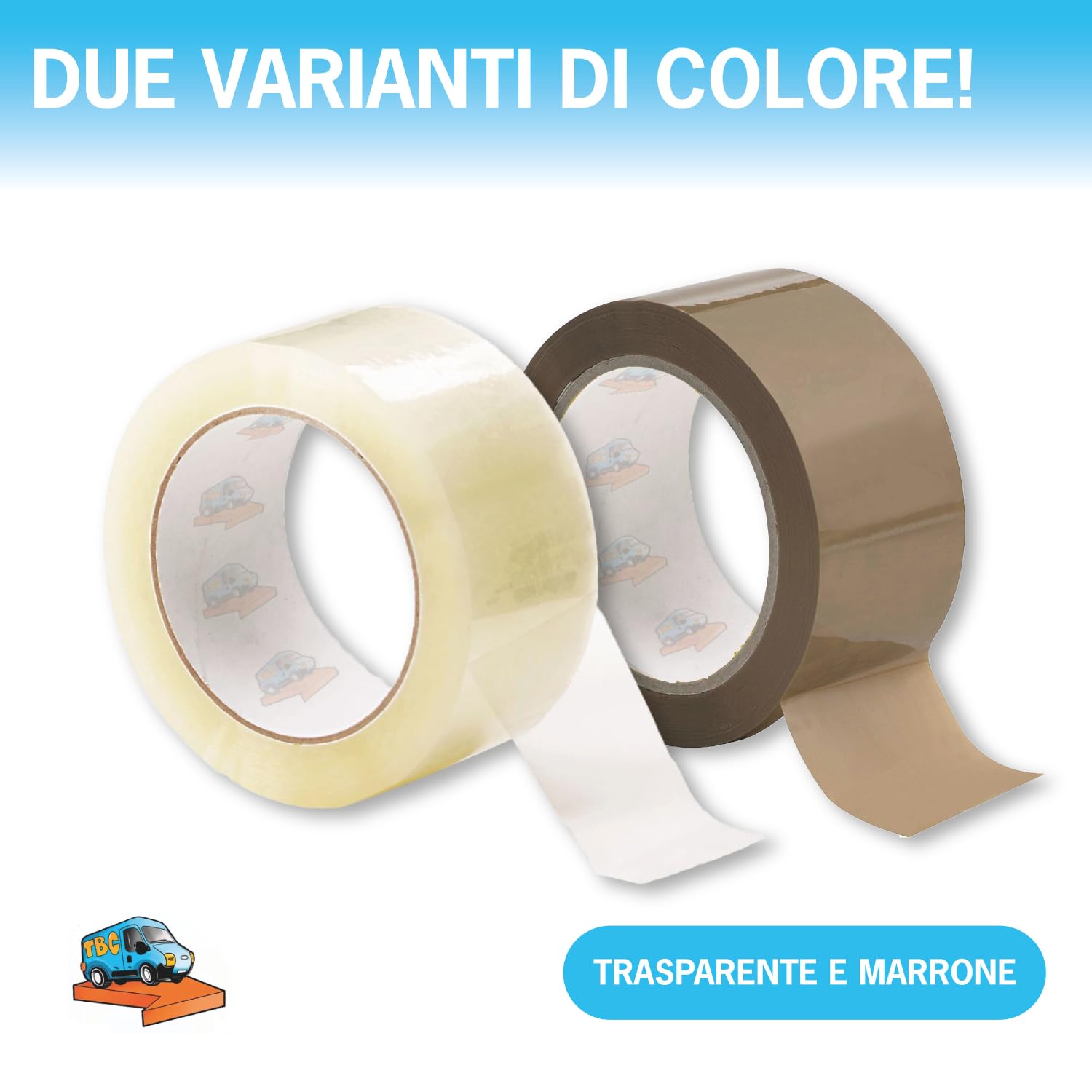 36 Rotoli Nastro Adesivo Silenzioso da Imballaggio Resistente 132m x 50mm, Nastro Trasparente per Scatole Trasloco e Spedizioni, per Ufficio e Magazzino (36, Trasparente)