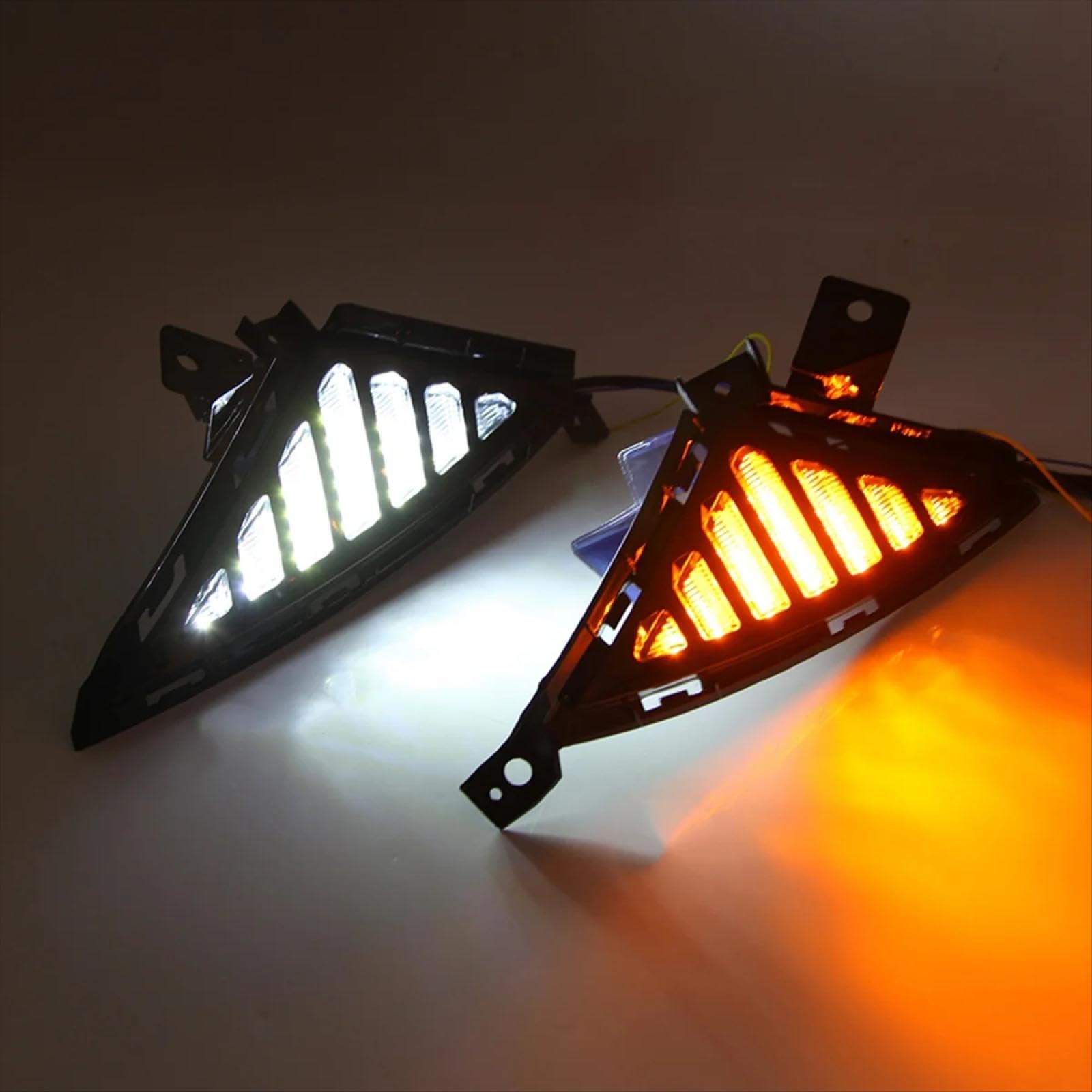 Mistlampen Dla Elantra 2021 3 kolory Światła do jazdy dziennej Światła przeciwmgielne LED Światła