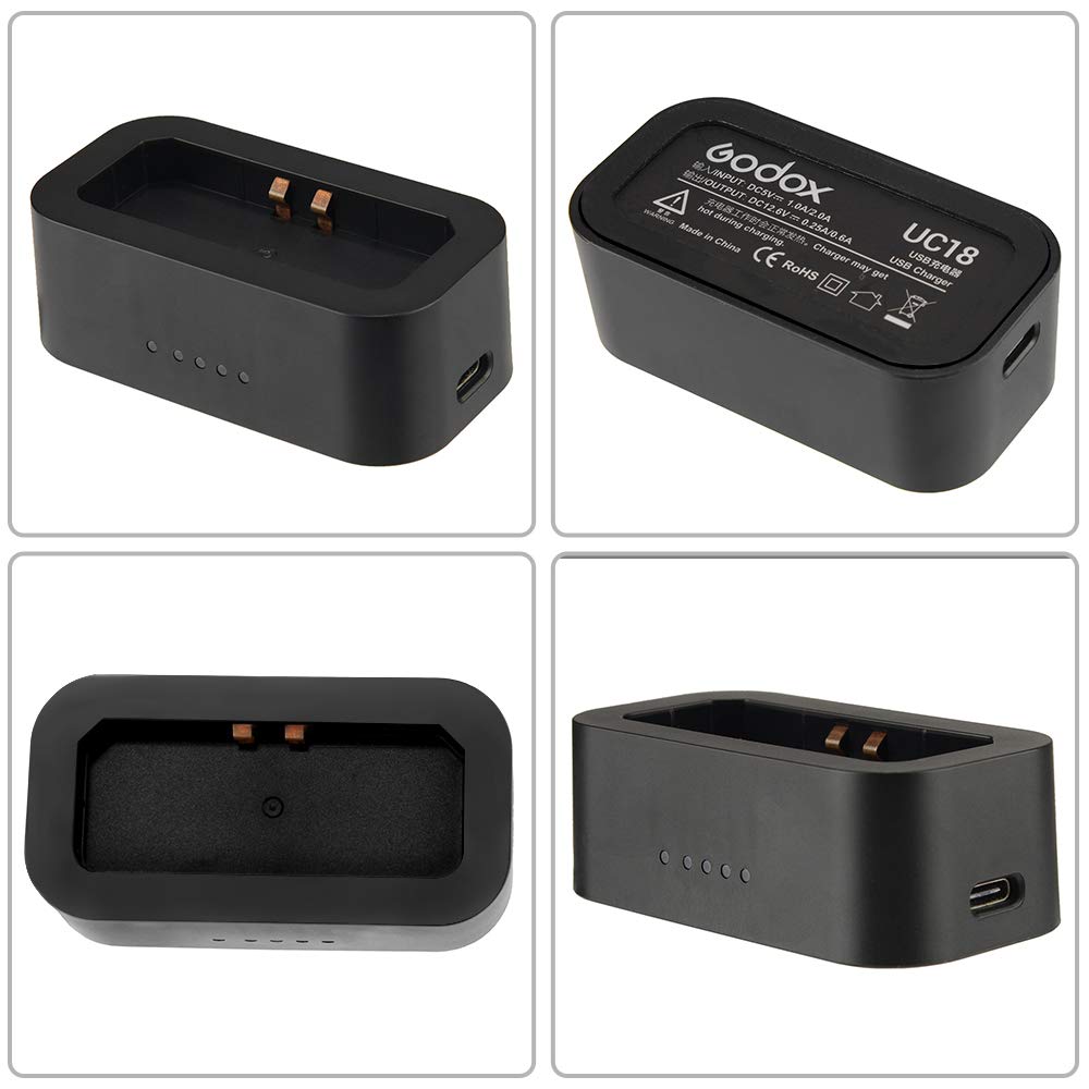 GODOX UC-18 Chargeur Secteur pour Batterie Rechargeable Godox Ving V860II (UC18)