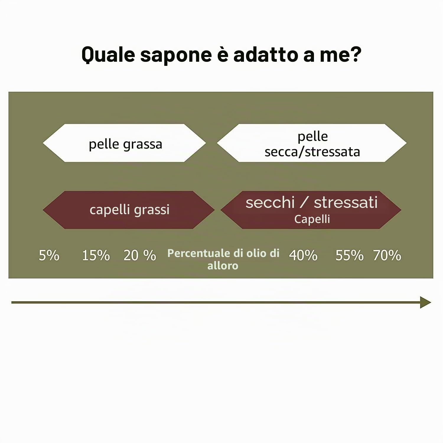 Saponi di Aleppo 4-pack, i saponi di Aleppo più importanti in un unico pacchetto Sapone per il corpo Sapone per capelli Sapone da barba Sapone per la doccia 4x200g