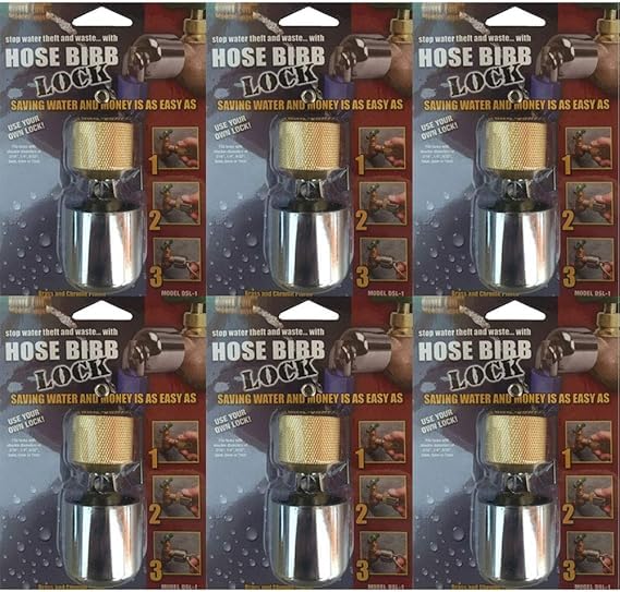 Conservco DSL-1 Hose Bibb Lock - 6 Pack