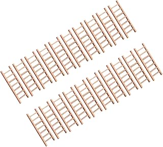 20pcs Wooden Staircase Ornament for Bonsai Micro Landscape DIY Decor