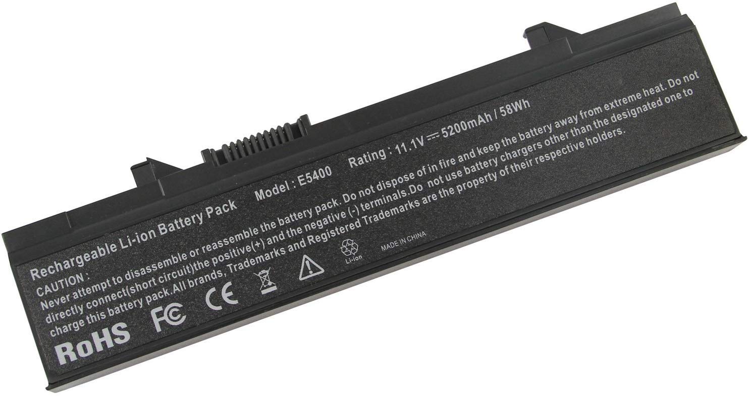WYGUO 11.1V 5200mAh KM668 KM742 KM752 KM760 KM970 MT186 MT187 Battery Laptop Battery for Dell Latitude E5400N E5410 E5500 Series E5500N Series E5510