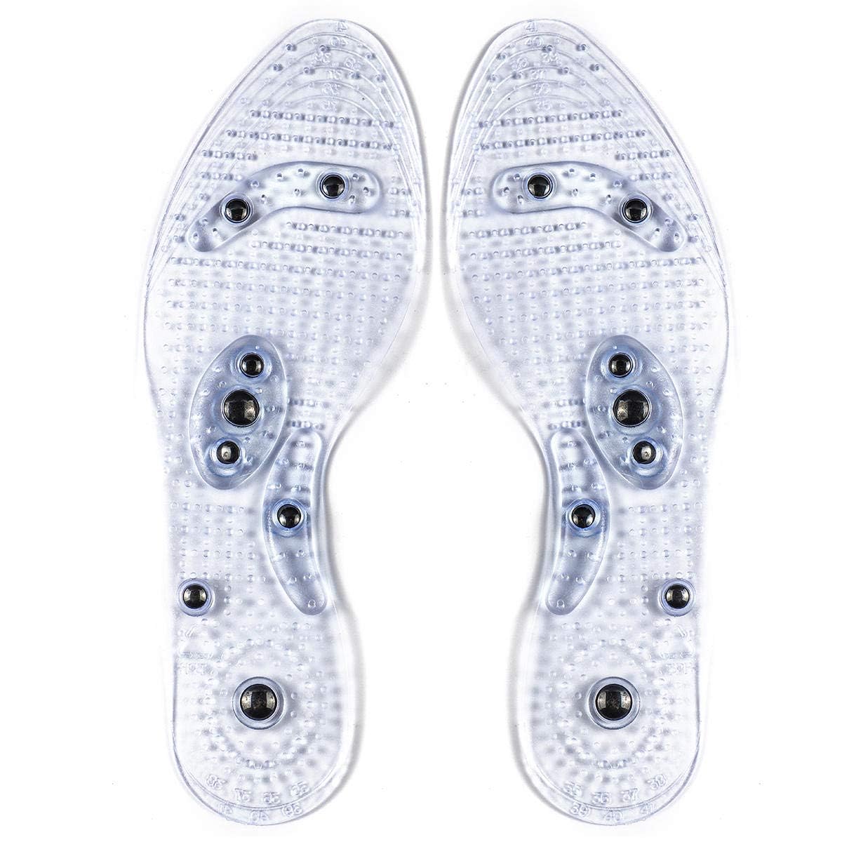 RKF Magnetic Transparent shoe insoles for men and women sole acupuncture massage foot therapy insoles (B0CZLMDN32) Amazon Price History, Amazon Price Tracker