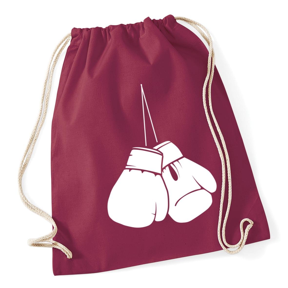 Hippowarehouse Boxing gloves Drawstring Cotton School Gym Bag 37cm x 46cm, 12 litres