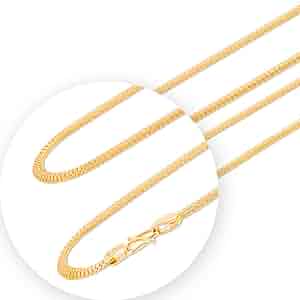 アクセサリー Gold NecklaceSP-Small FIFTHGENERALSTORE 14k Yellow Gold 5mm Round Box Chain Necklace 22 Inches