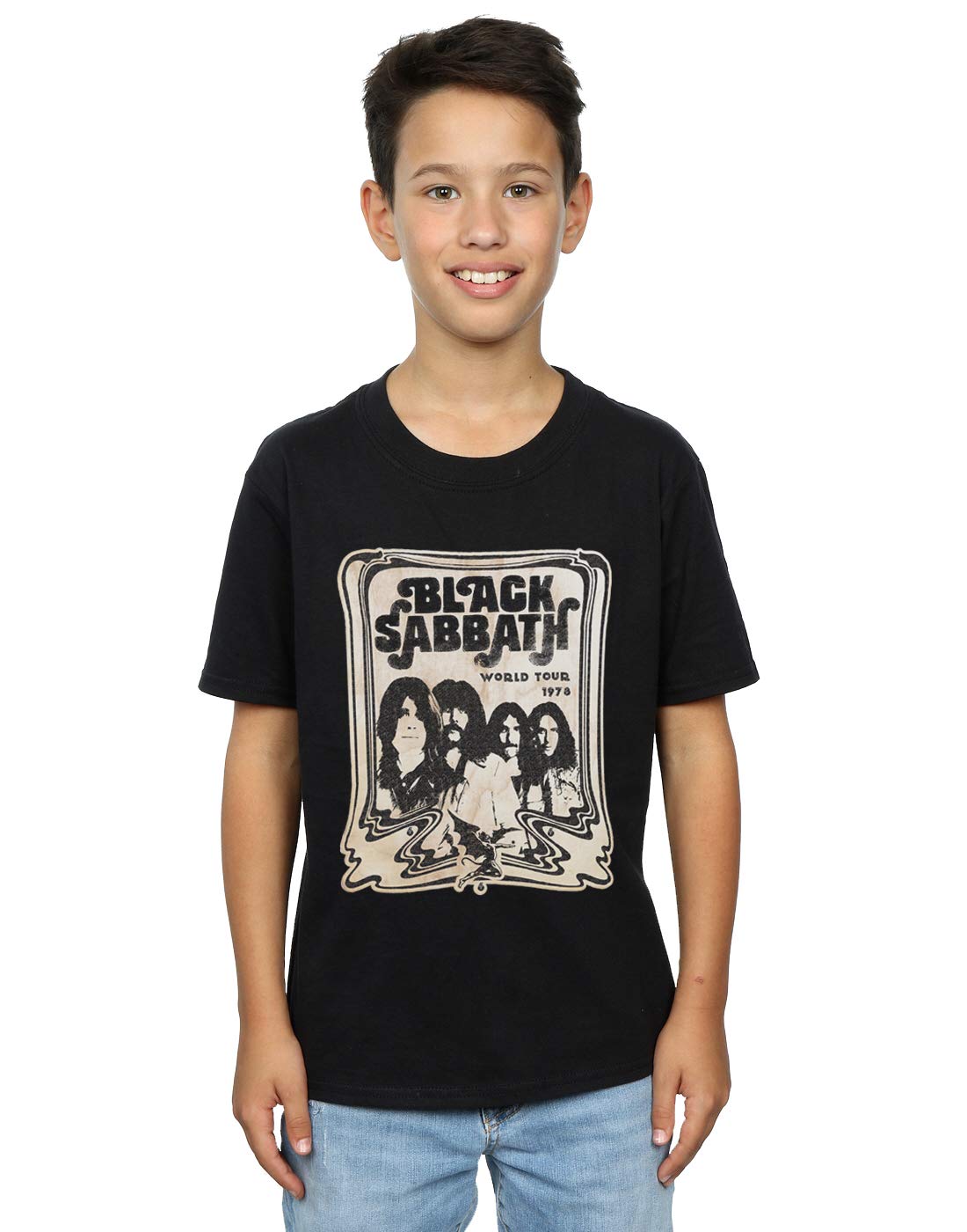 Black Sabbath Boys World Tour T-Shirt 12-13 Years Black