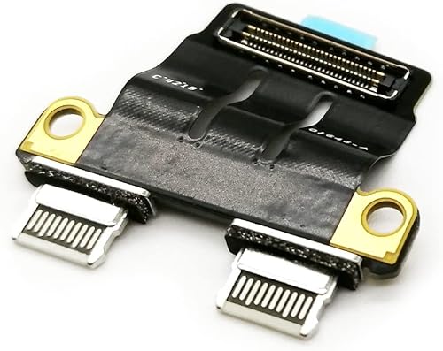 Miniatura 3 de DC Power Jack E/S USB-C Board Flex Cable 820-00484-02 820-01646-A Reemplazo para MacBook Pro 13" 15" A1706 A1707 (finales de 2016-mediados de 2017)