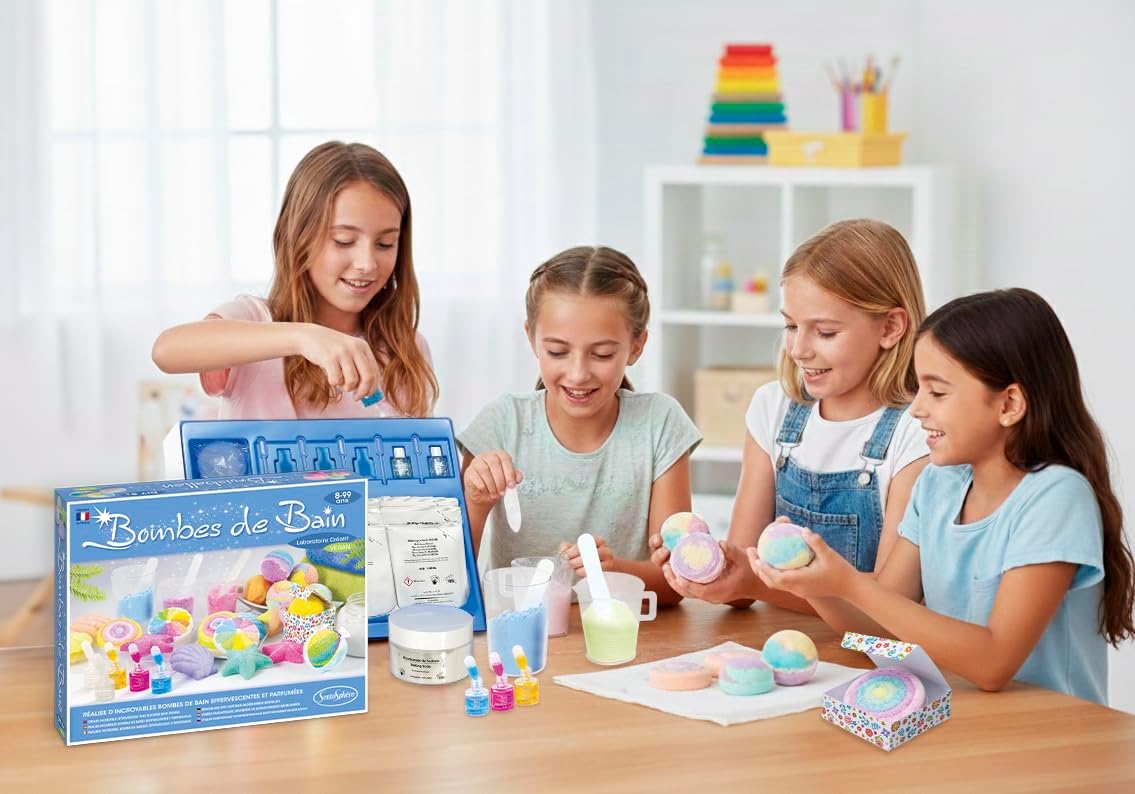 Sentosphère Bath Bombs DIY Making Kit - Make Your Own Spa Science Kit for Ages 8-99
