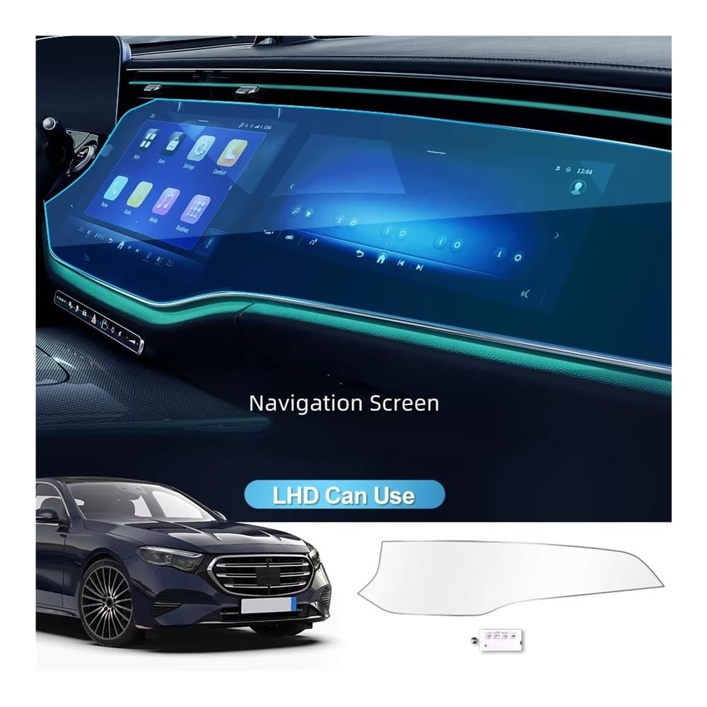 Pellicola Protettiva In Vetro Temperato Per Schermo Di Navigazione GPS Per Console Centrale Dell'auto Per Classe E W214 GPS Proteggi Schermo
