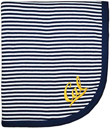 Image of Creative Knitwear University of California at Berkeley Cal Striped Baby and Toddler Blanket