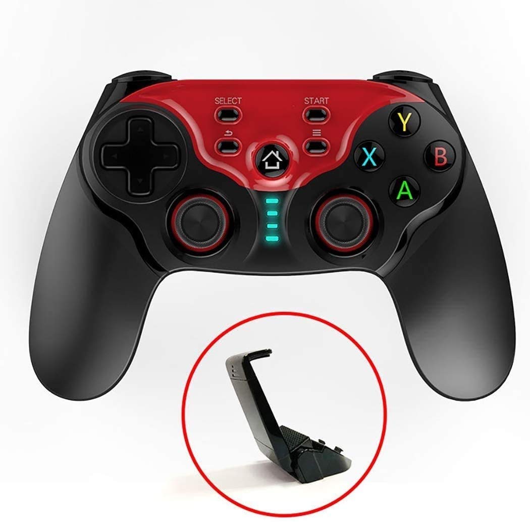 Mobilny kontroler do większości gier, mobilna gamepad bezprzewodowy kontroler do gier joystick dla systemu Android/iOS/Win 7/8/10, mapowanie kluczy, strzelanie i wyścigi strzelanie