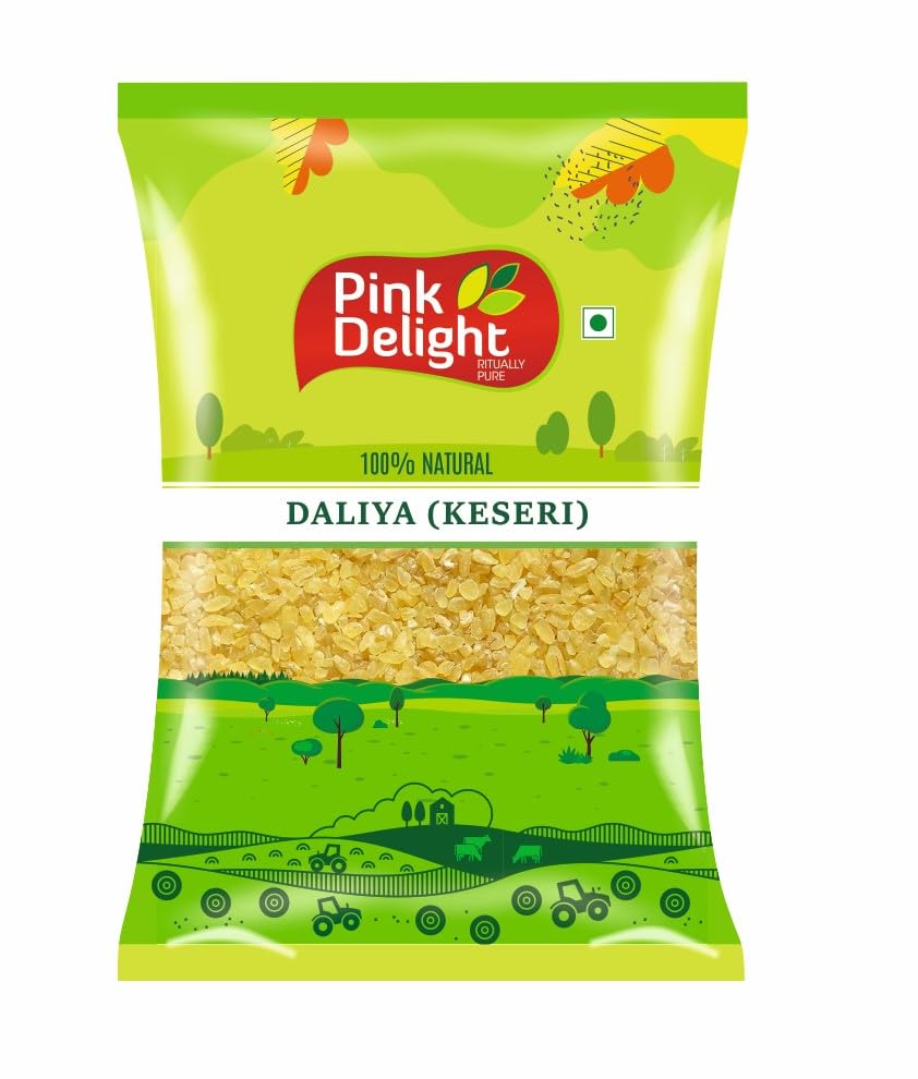 Pink Delight Roasted Organic Kesri Daliya (Broken Wheat) 1kg (B09BJKZBK3) Amazon Price History, Amazon Price Tracker