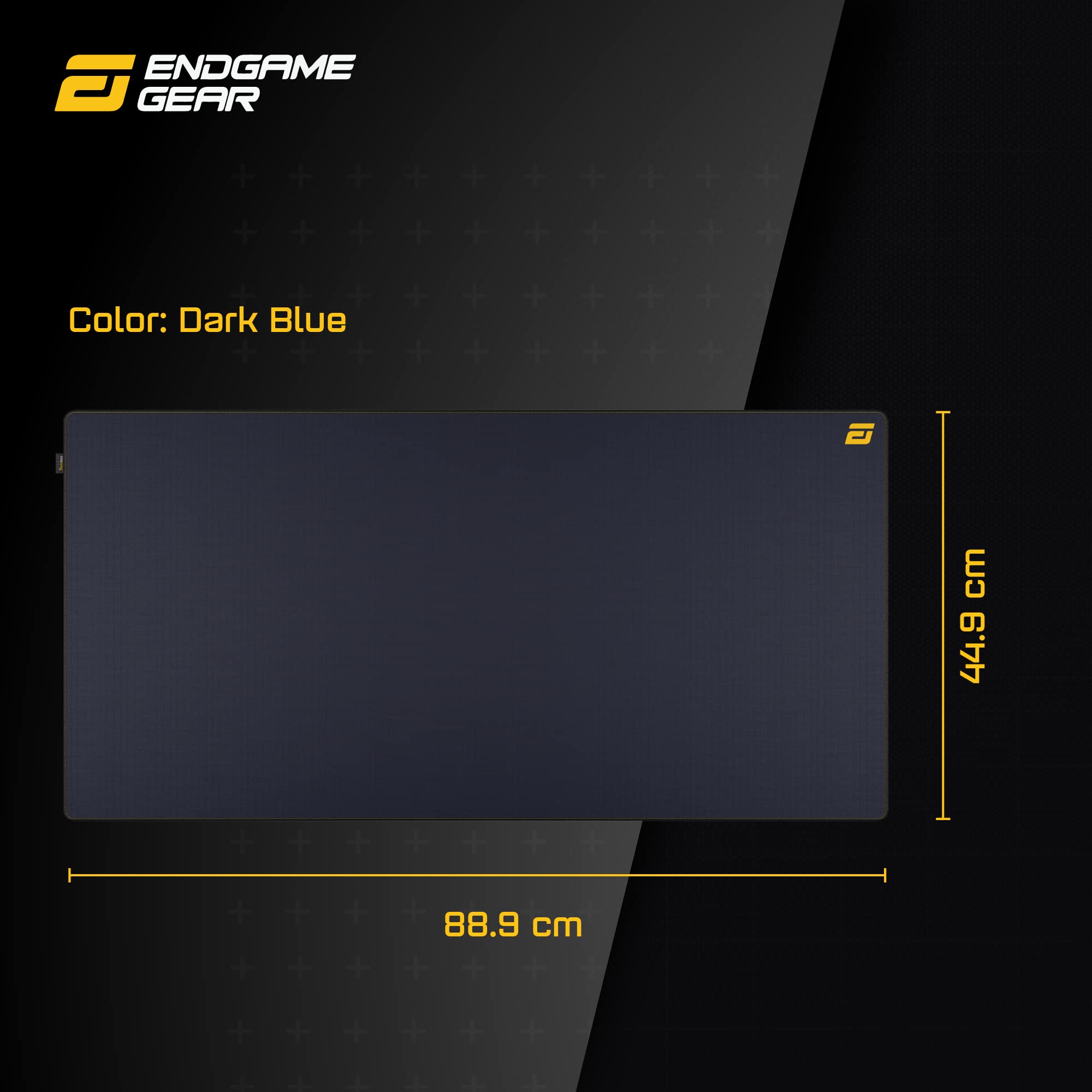ENDGAME GEAR MPC 890 Cordura XXL Gaming Mauspad - 89 x 45cm - Fransenfreie Ränder - Cordura Gewebe - Ergibt Ausgezeichnete Gleiteigenschaften - rutschfeste Unterseite – Dunkelblau