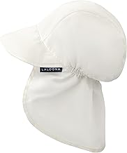 LaLoona Casquette Bebe UV 80+ avec Protège-Nuque, Chapeau Bébé Été avec Visière et Protection Anti UV, Respirant, Testé OEKOTEX Standard 100, Unisexe