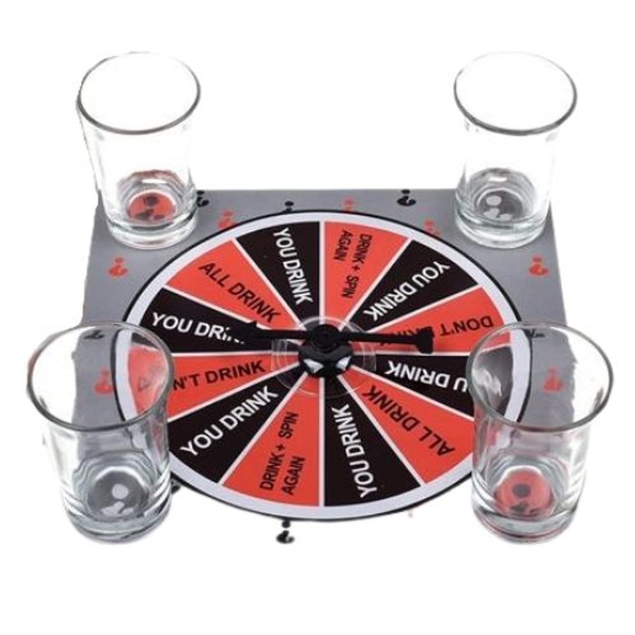 Buy RSAAUD® Shot Glass Drinking Game Party Game Table top Games Spin A
