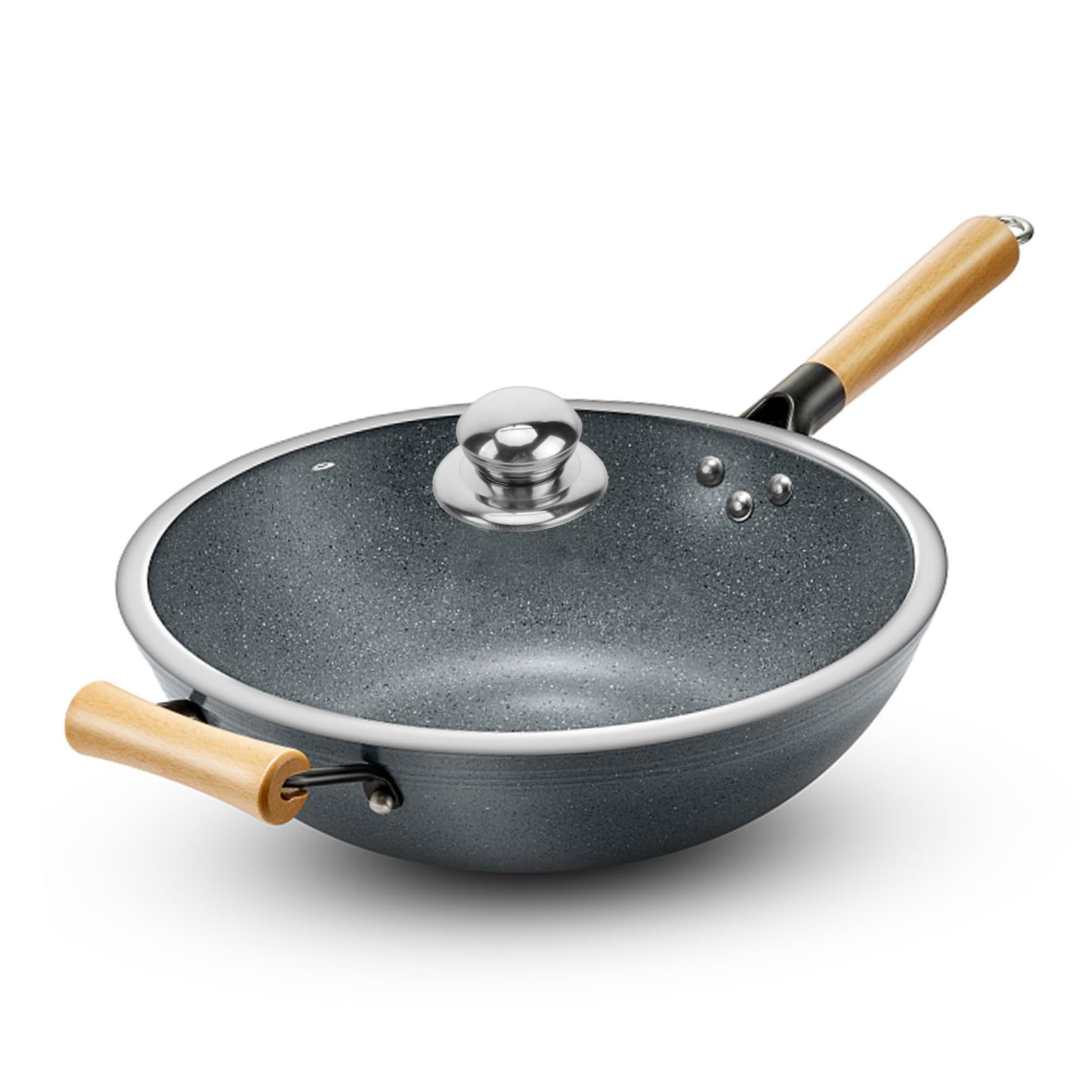 Garneck 2St Topfknopf ersetzen Topfdeckelgriff Ersatzgriff für Topfdeckel Kochutensilien aus Metall Topfknauf aus Metall Bratpfanne Backform Topfdeckelknopf Universal- handhaben Herd