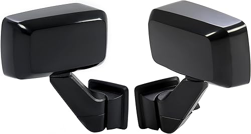 Miniatura 8 de HECASA Espejo eléctrico derecho compatible con Hummer H3 H3T 2006-2010 Espejo lateral eléctrico de repuesto para 20836084 negro (lado del pasajero)