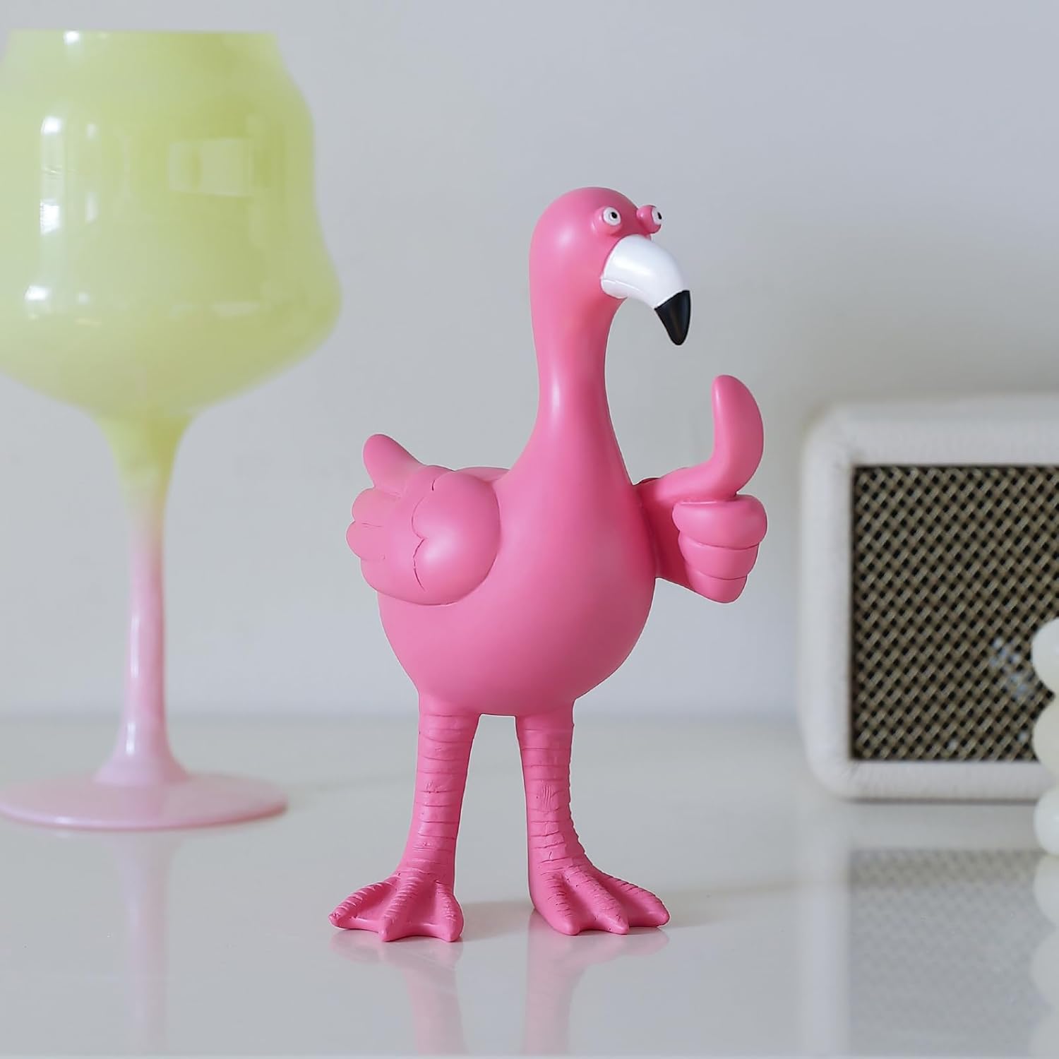 ZXFINTV Funny Pink Flamingo Home Decor,Gift from Father to Child. Cute Flamingo Classroom Decor, Gift from Teacher to Student 3 61G0 jGzZTL. AC SL1500
