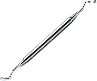 3Ã— Dental Bone Scraper Curved Blades Grafting Implantolog Surgical Instrument