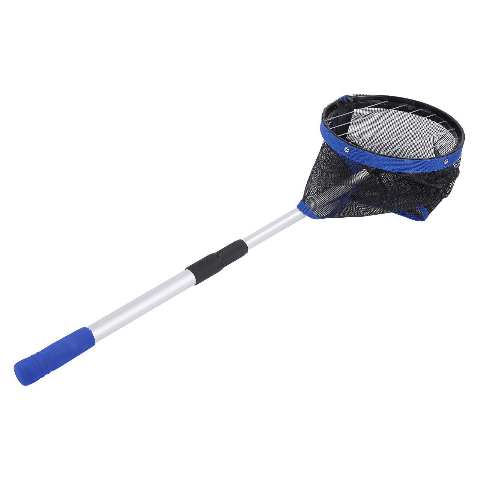 Raccoglipalle da Pong con Rete Portatile e Asta Telescopica – Capacità fino a 120 Palline, Angolazione Regolabile, Ideale per Allenamento e Casa