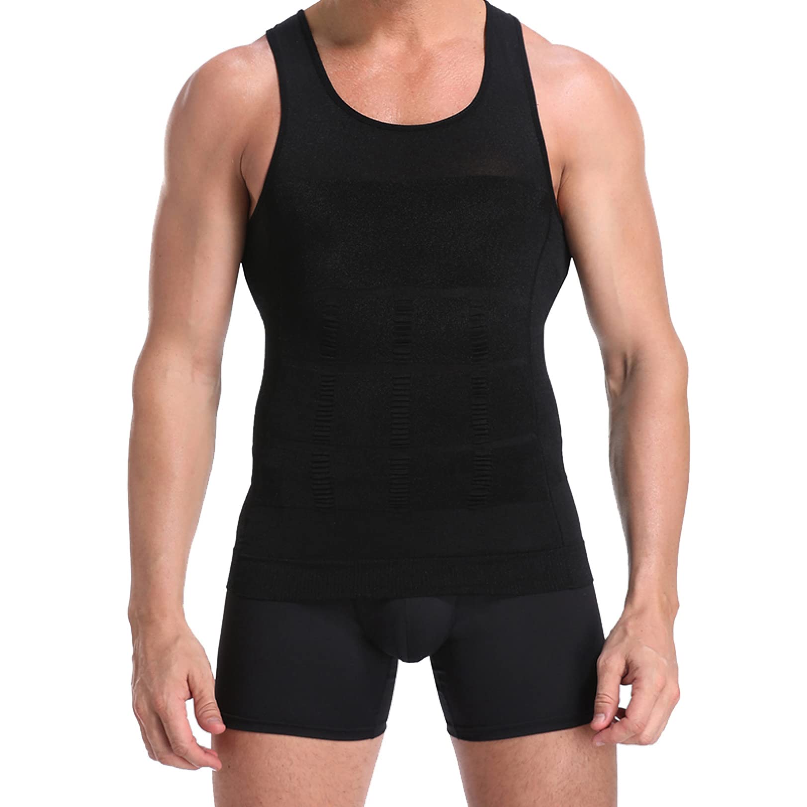 Chalecos moldeadores para Hombre, cómodas Camisetas de compresión, Camiseta Moldeadora para el Gimnasio, sin Mangas para Entrenar
